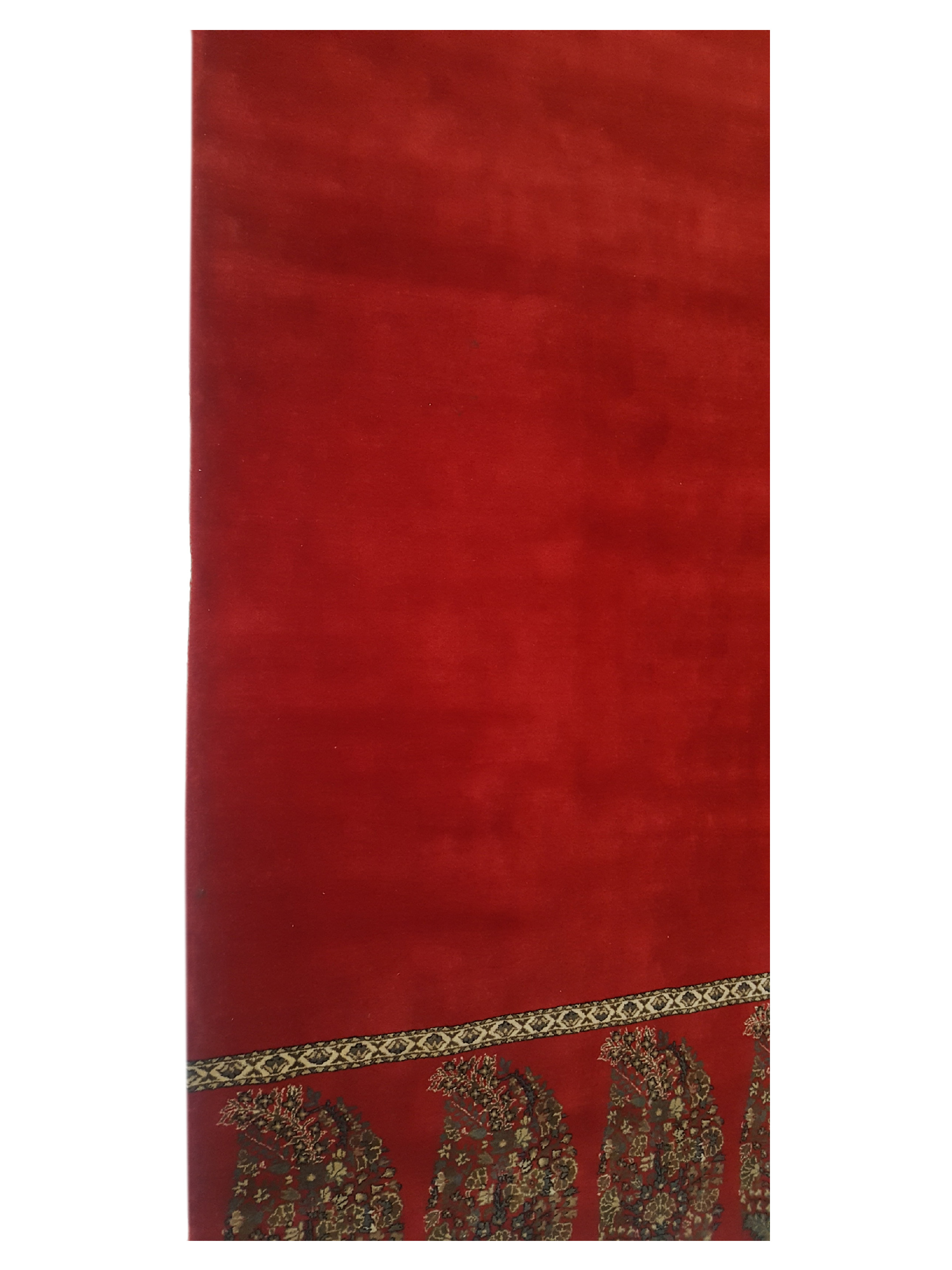 Paisley Hand Knotted Red 9x12 - Image 5 of 6