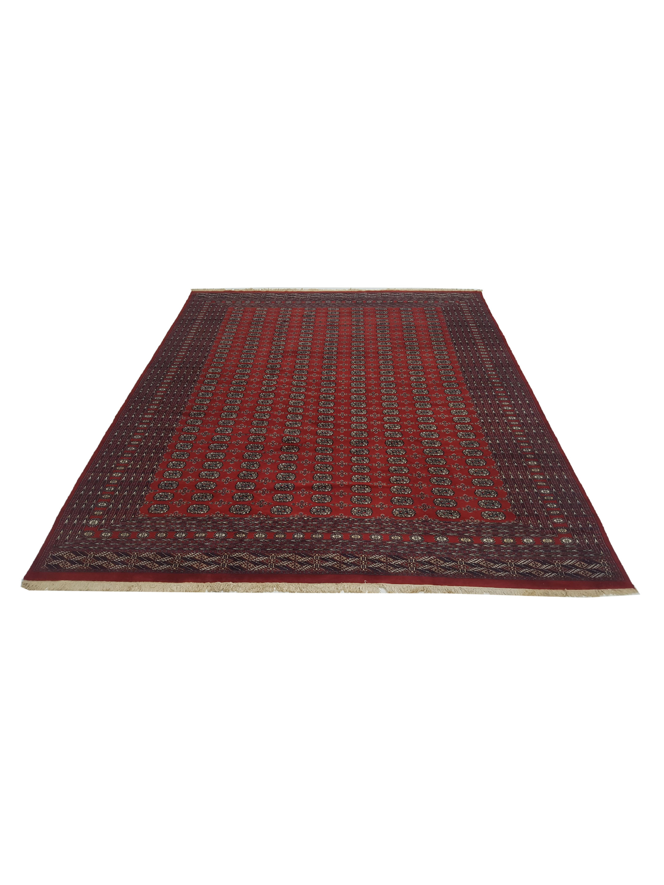 Bokhara Hand Knotted Red 12x15 - Image 2 of 6