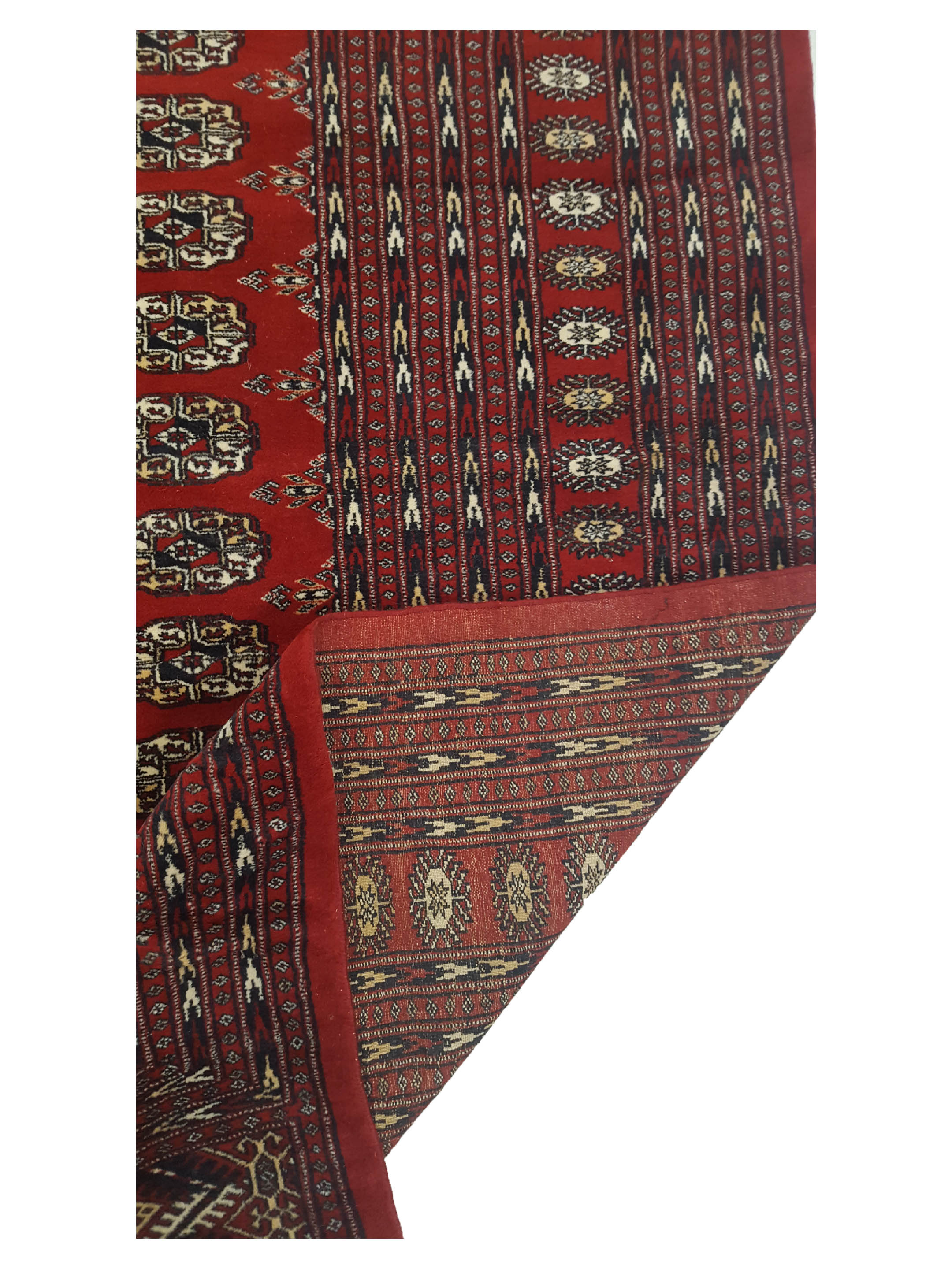 Bokhara Hand Knotted Red 12x15 - Image 3 of 6