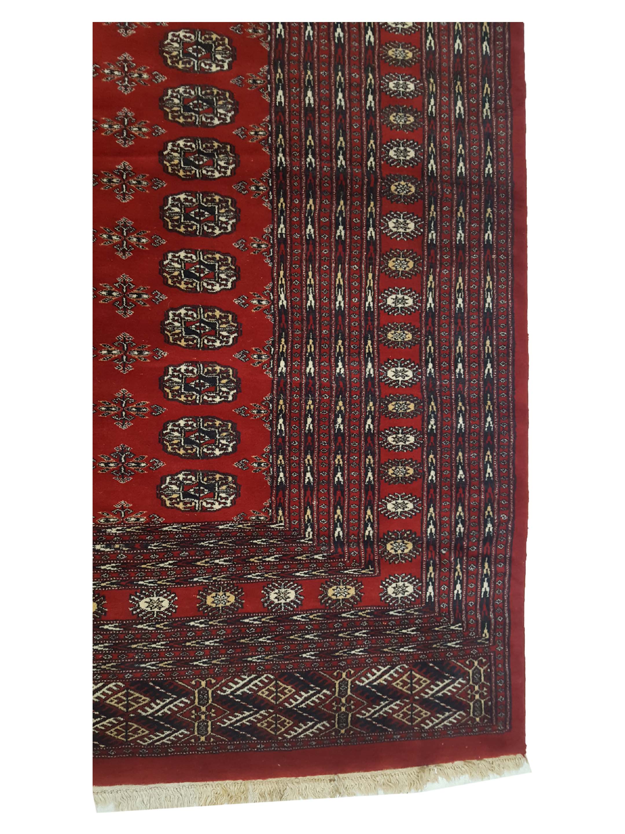Bokhara Hand Knotted Red 12x15 - Image 4 of 6