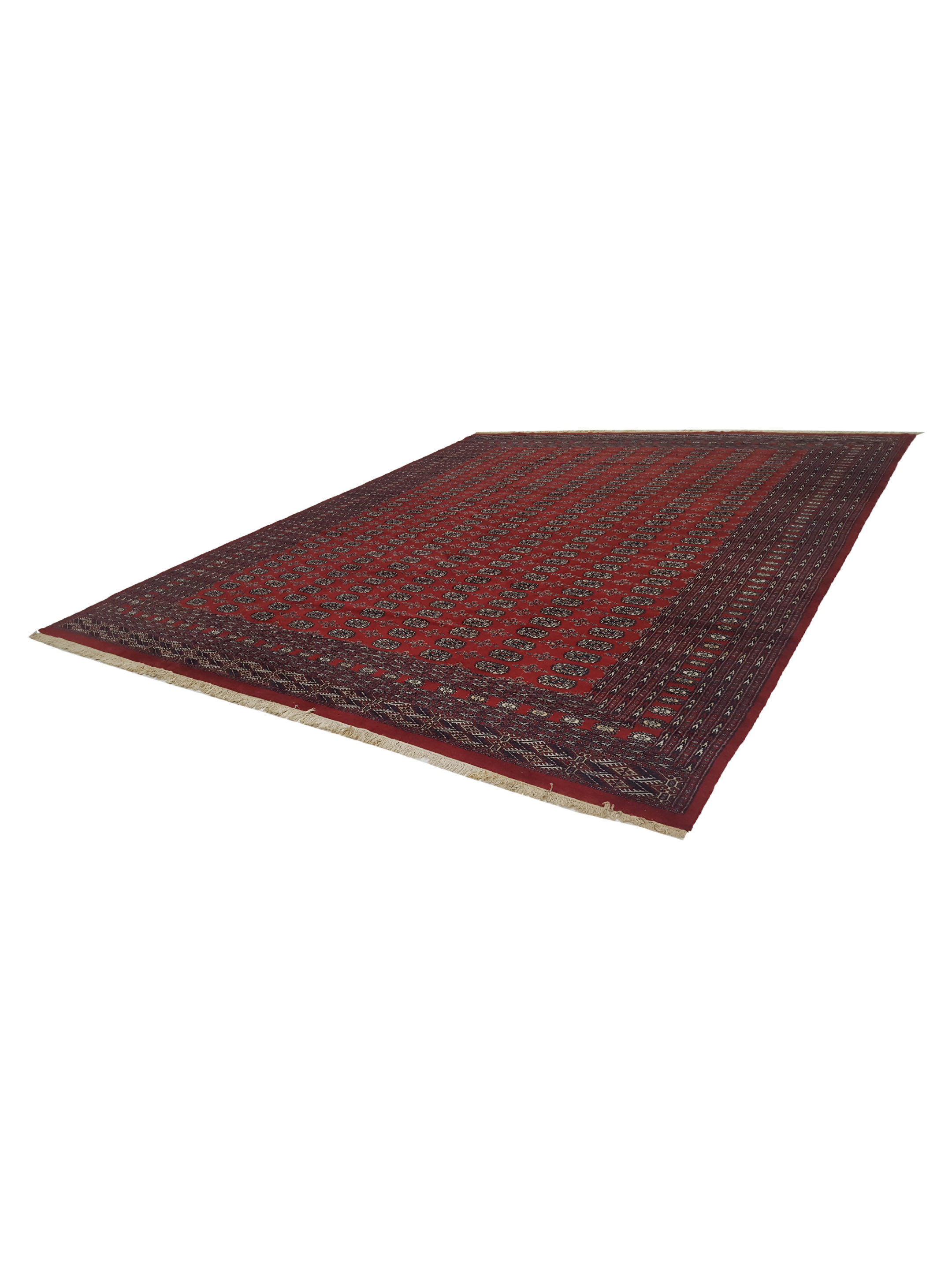Bokhara Hand Knotted Red 12x15 - Image 6 of 6