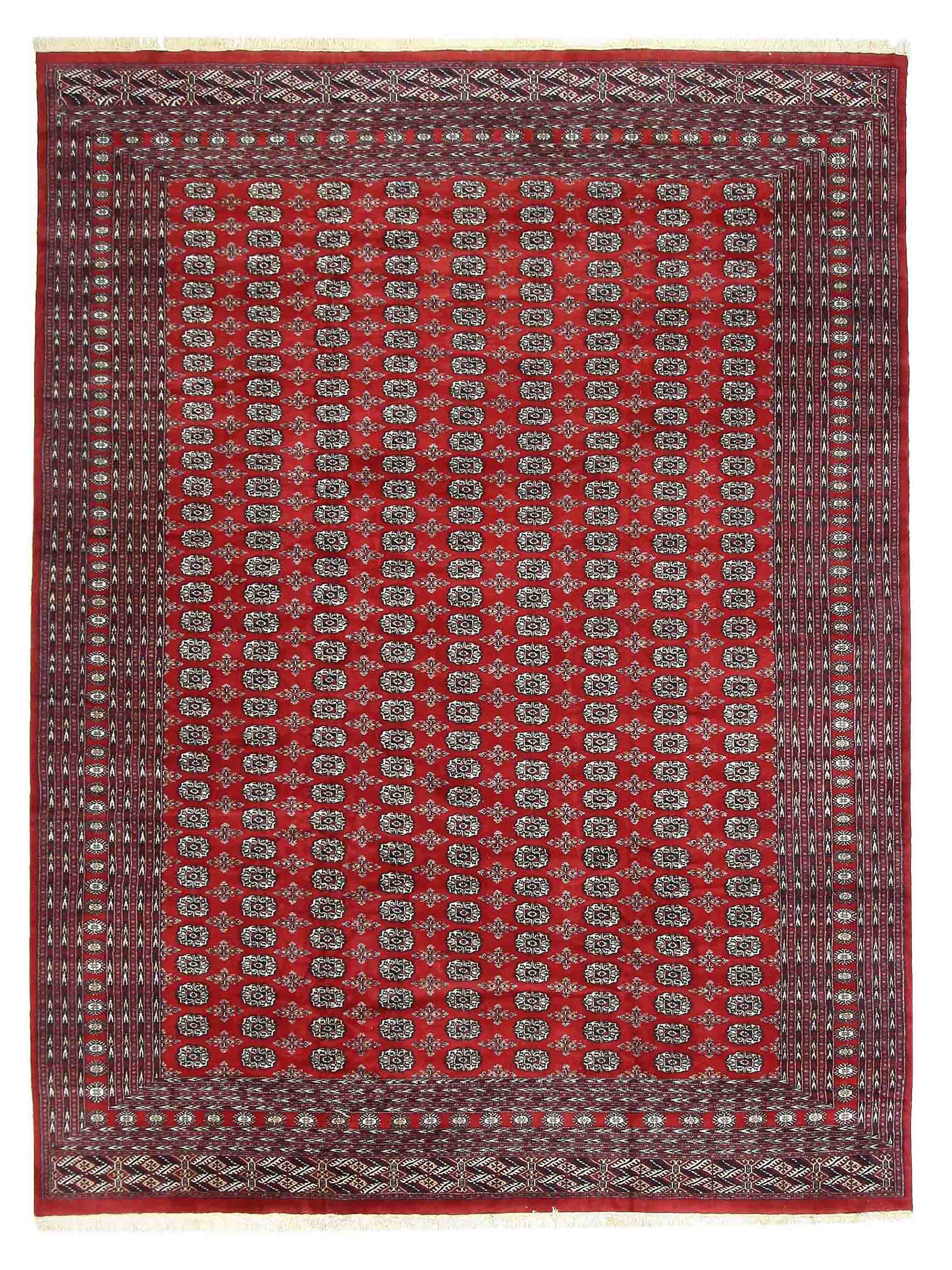 Bokhara Hand Knotted Red 12x15