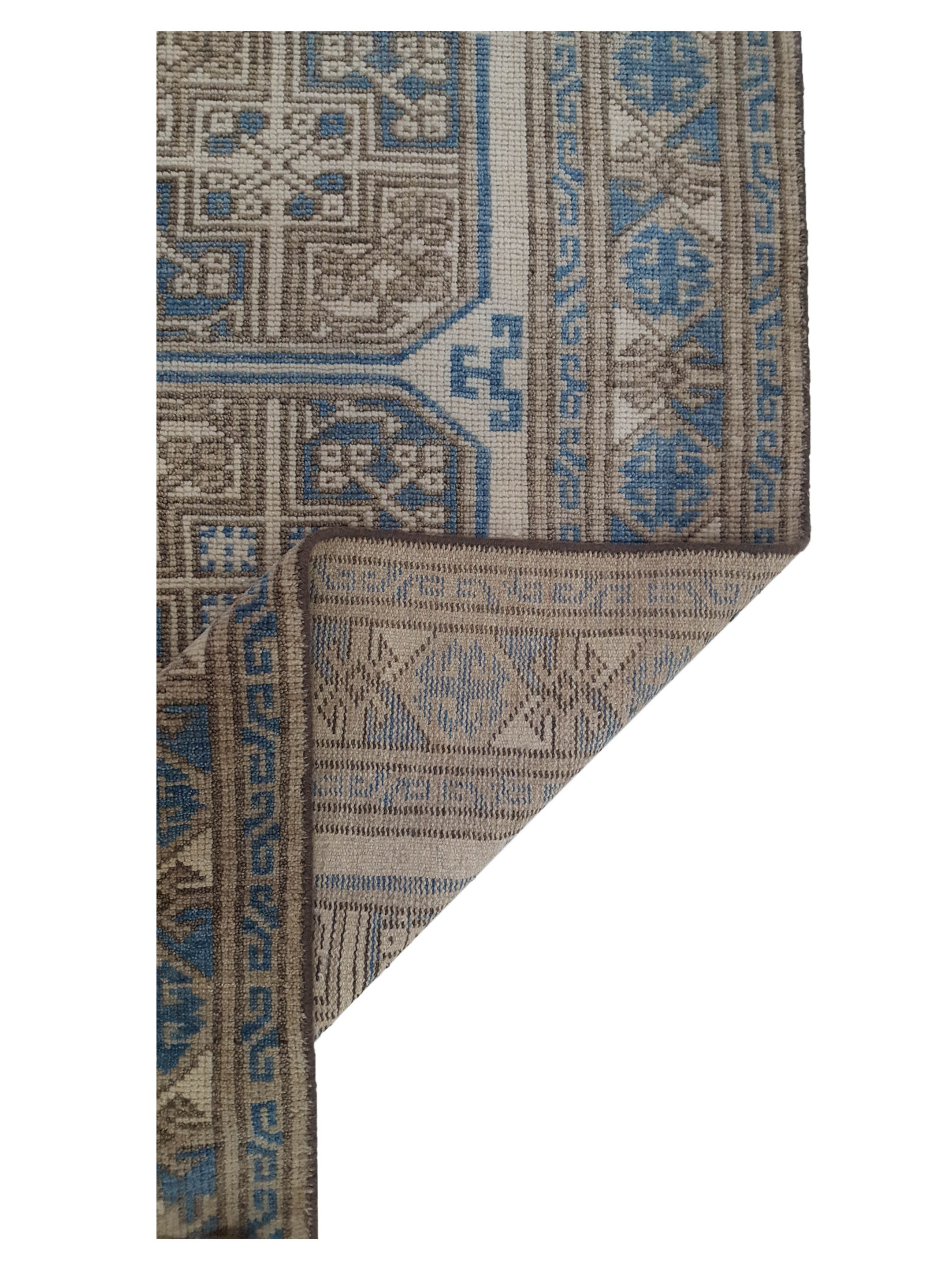 Tribal Hand Knotted Beige 8x10 - Image 3 of 6