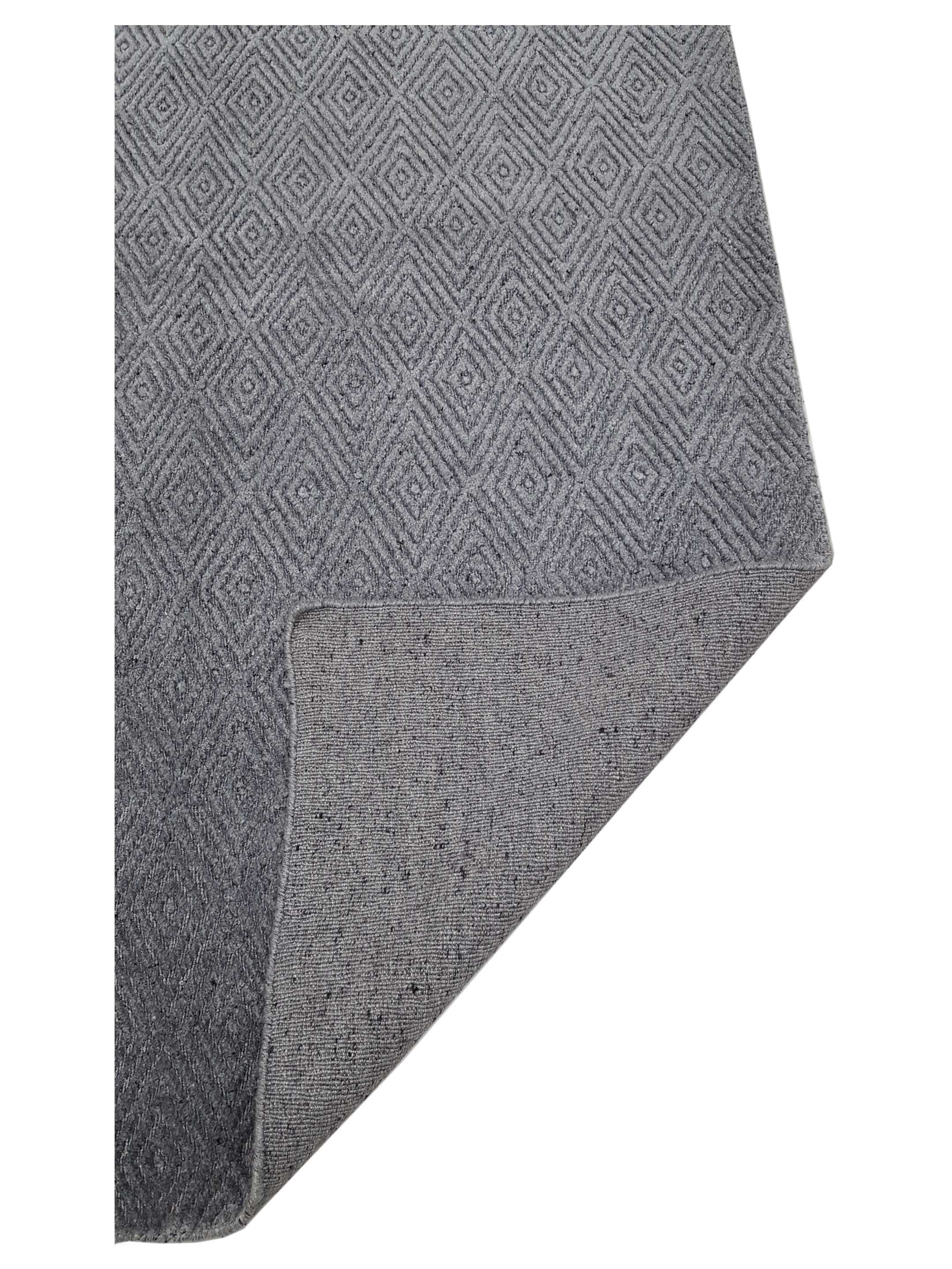Modern Hand Knotted Grey 5x7 - Image 3 of 6