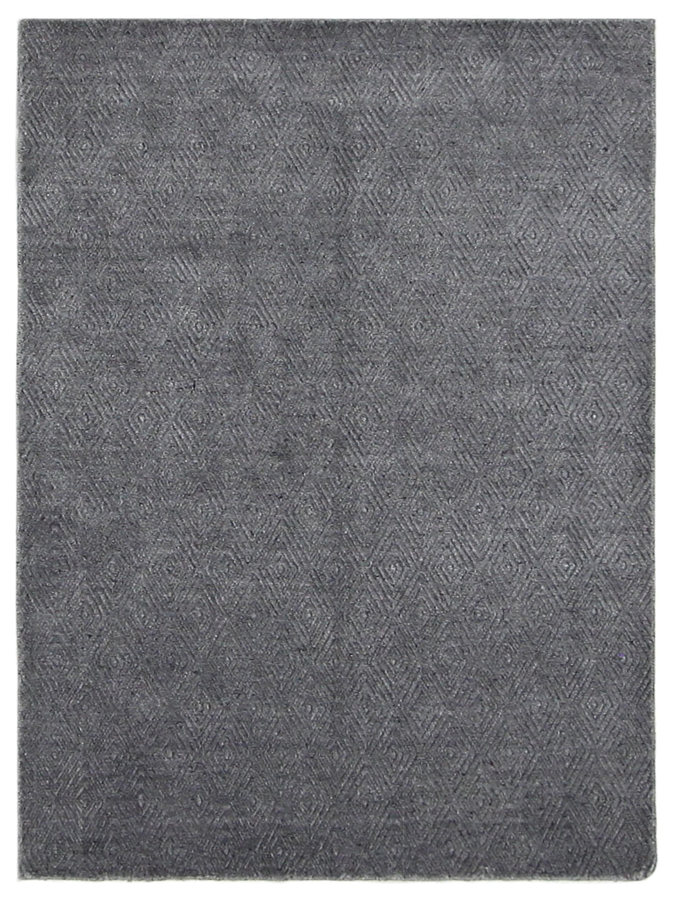Modern Hand Knotted Grey 5x7