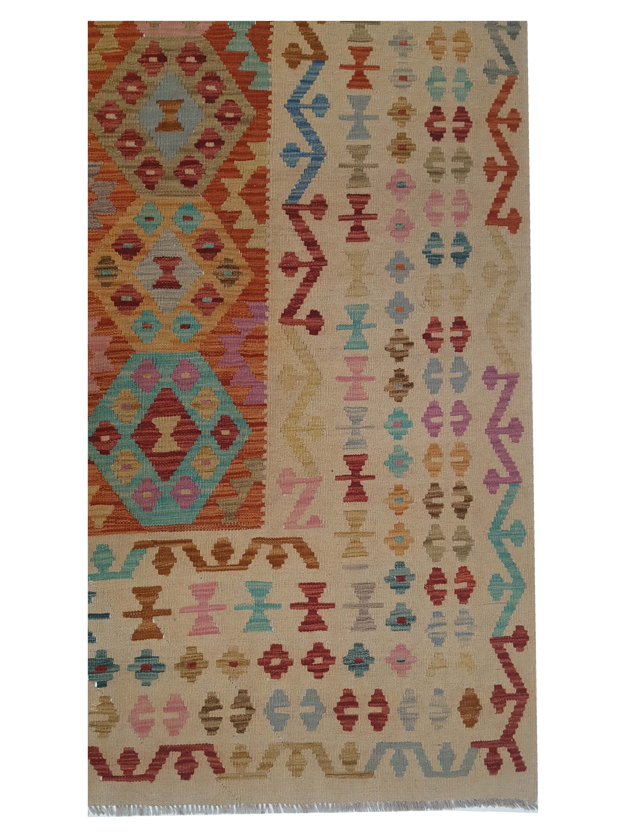 Kilim Hand Woven Multi 8x11 - Image 4 of 6