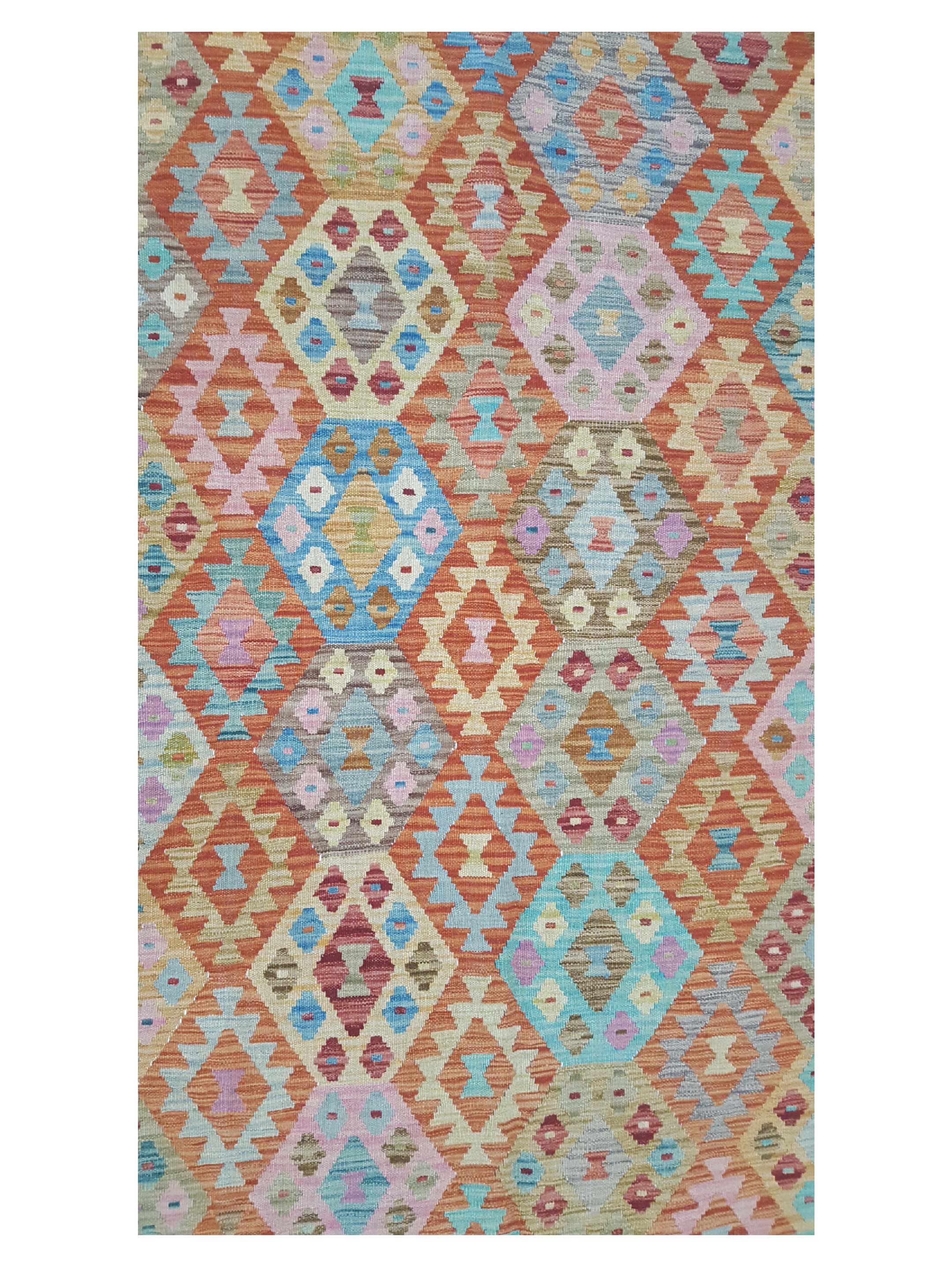Kilim Hand Woven Multi 8x11 - Image 5 of 6