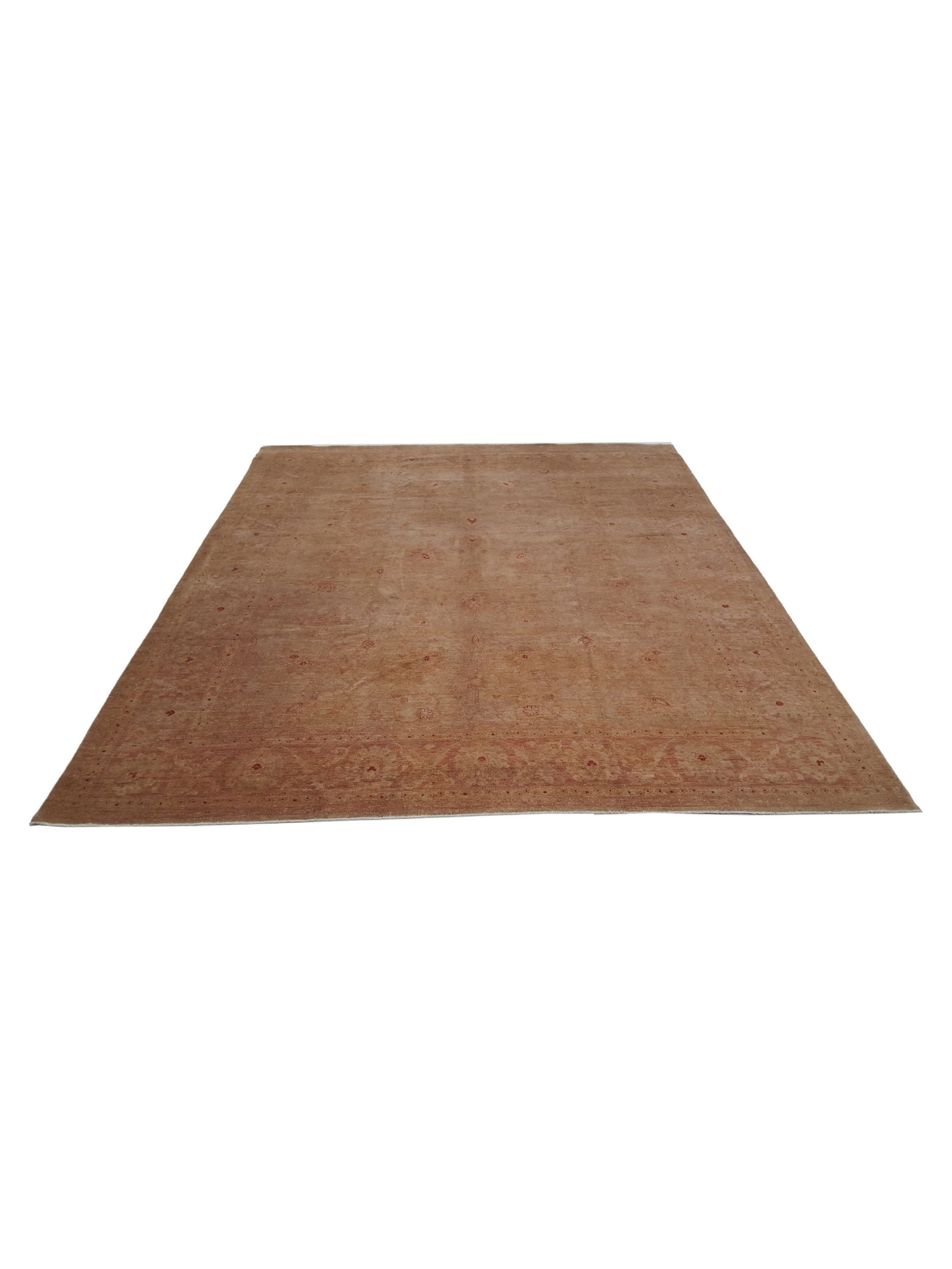 Farahan Overdyed Hand Knotted Lt.Brown 12x14 - Image 2 of 6