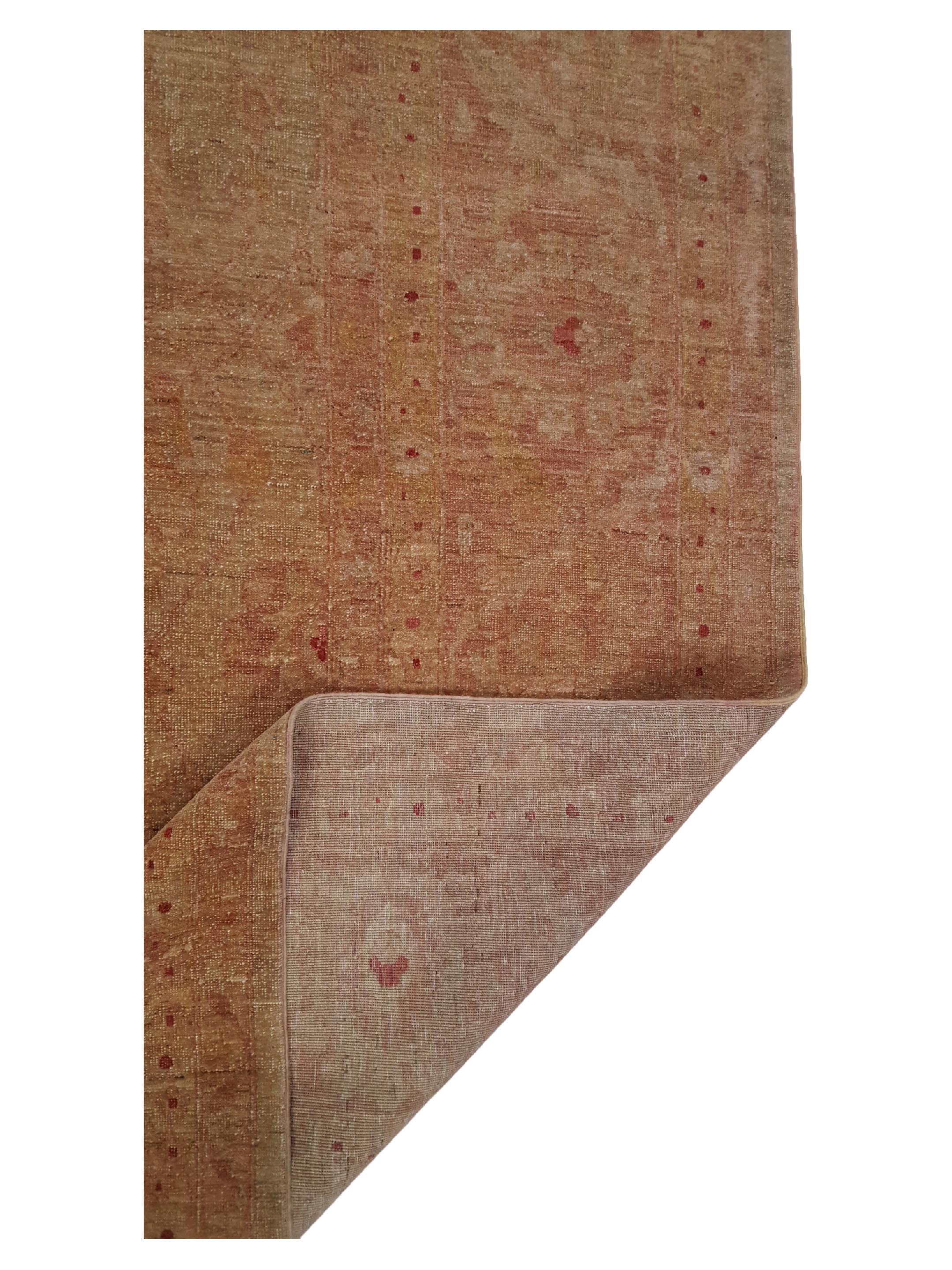 Farahan Overdyed Hand Knotted Lt.Brown 12x14 - Image 3 of 6