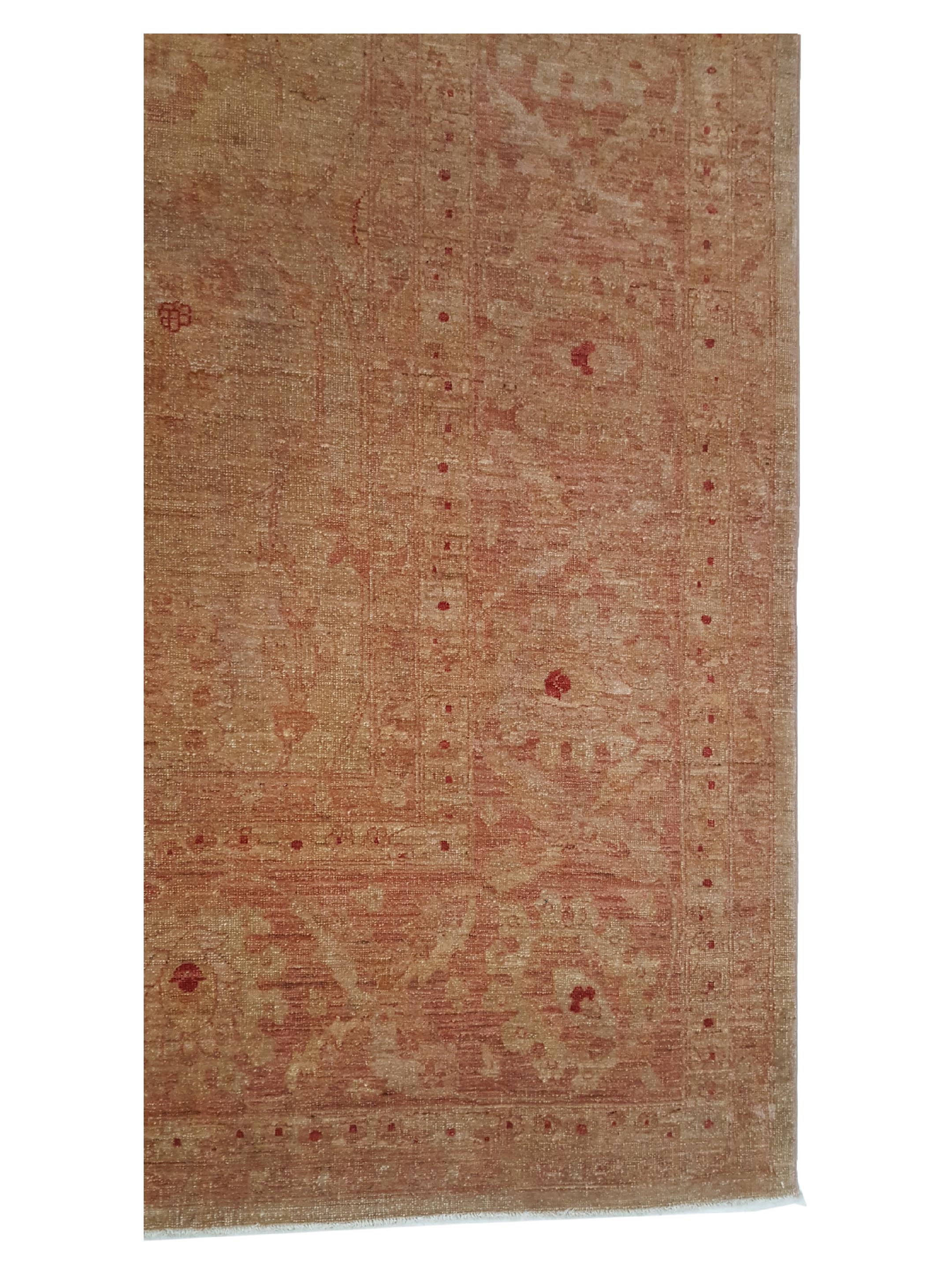 Farahan Overdyed Hand Knotted Lt.Brown 12x14 - Image 4 of 6