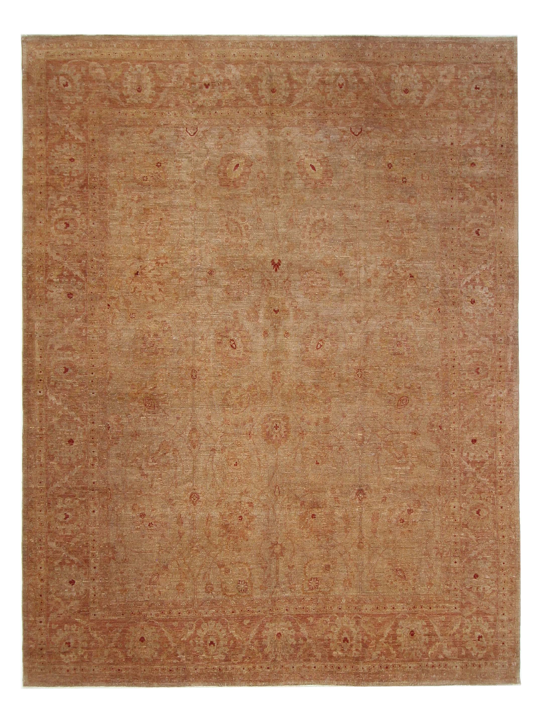 Farahan Overdyed Hand Knotted Lt.Brown 12x14