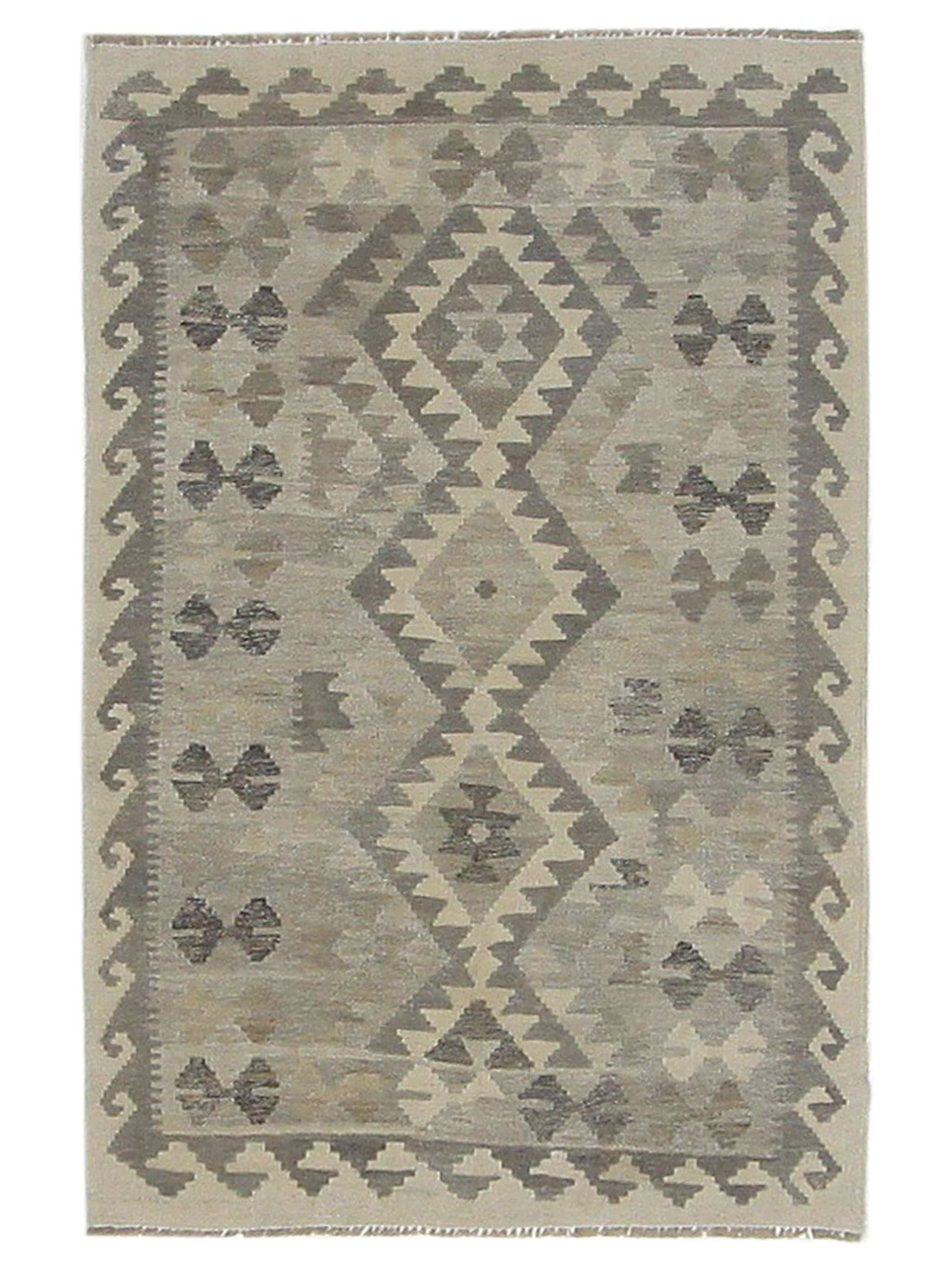 Kilim Hand Woven Grey 3x5