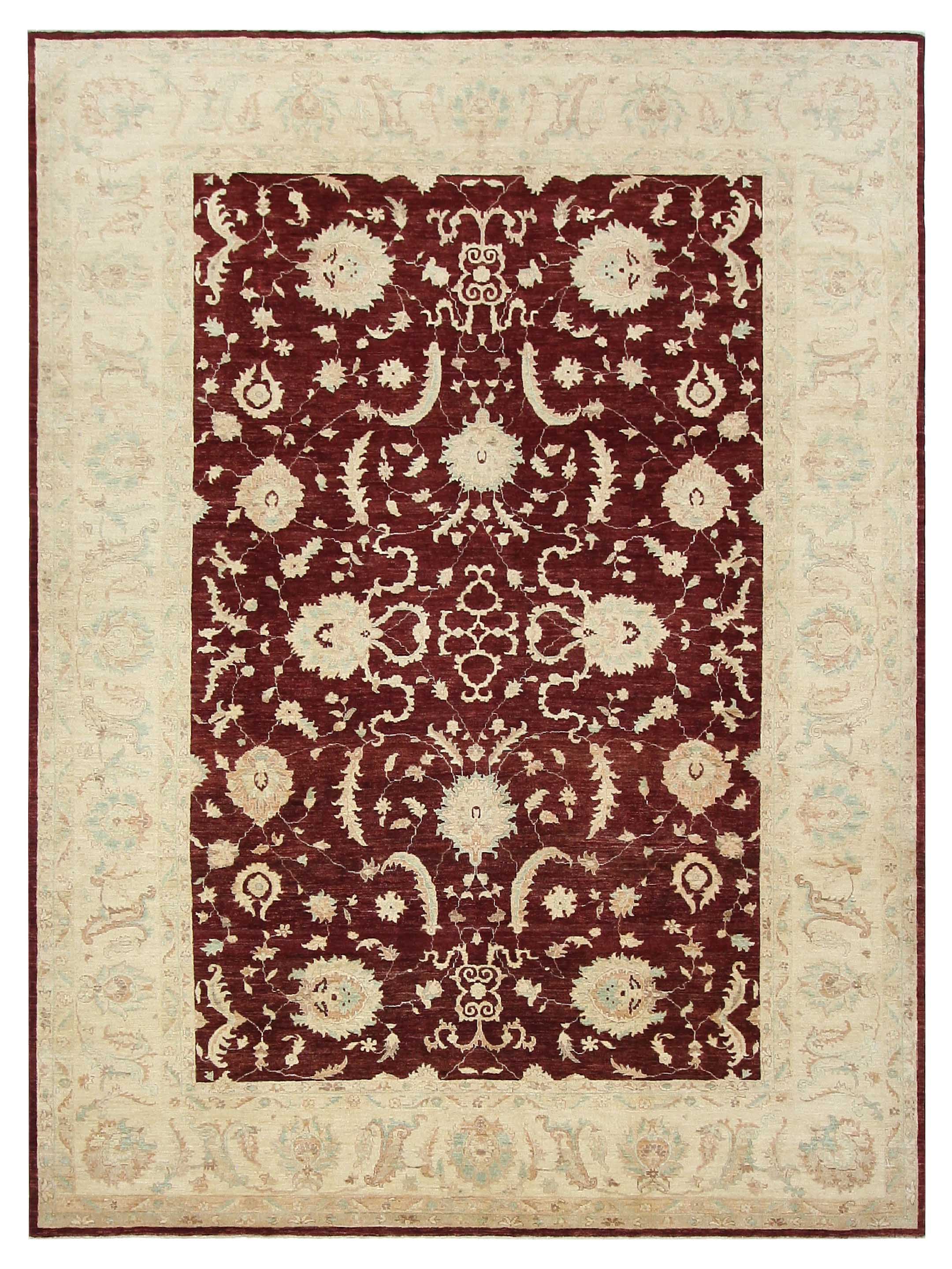 Farahan Hand Knotted Burgundy 10x14