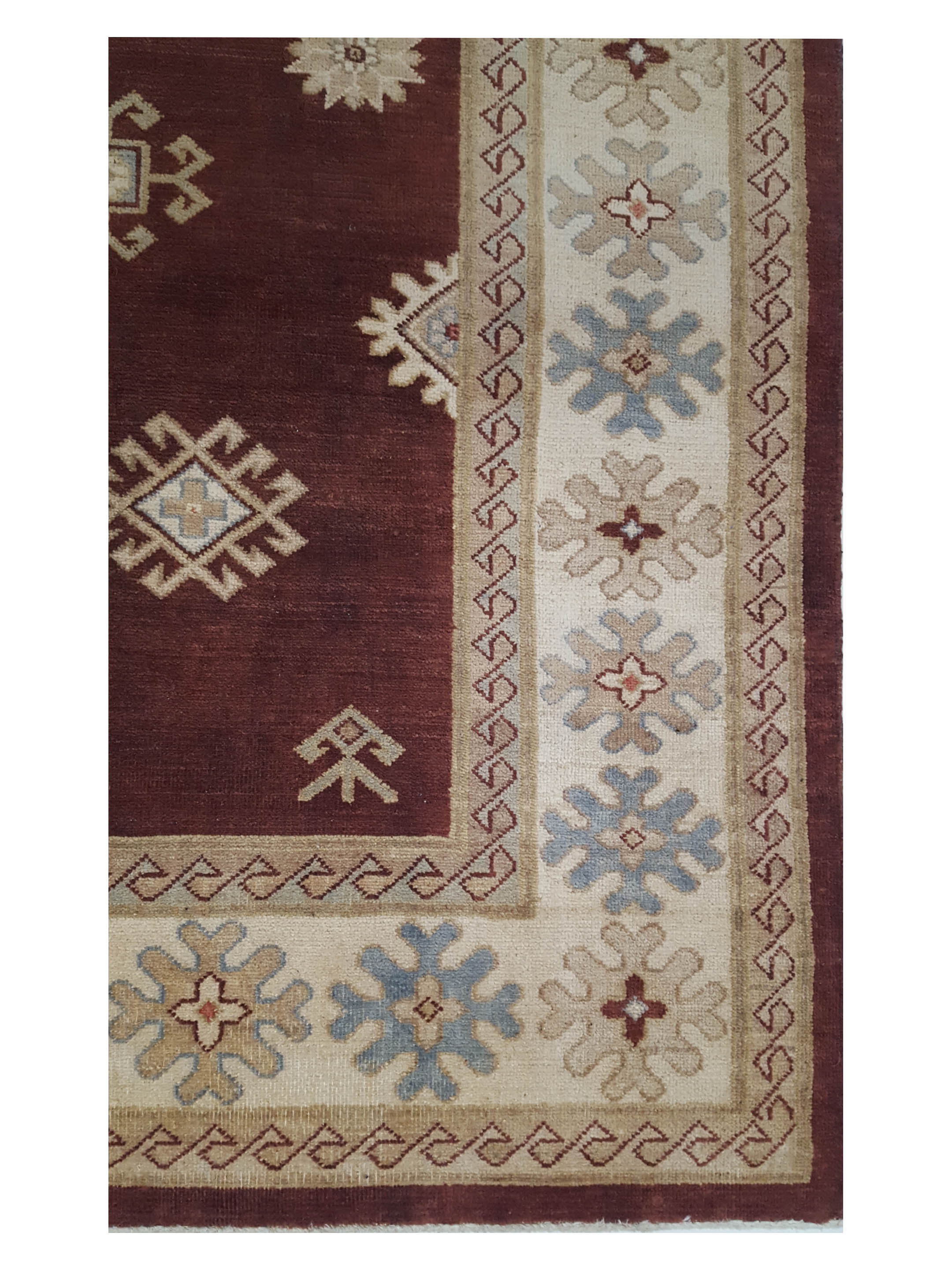 Kazak Hand Knotted Brown 8x10 - Image 4 of 6