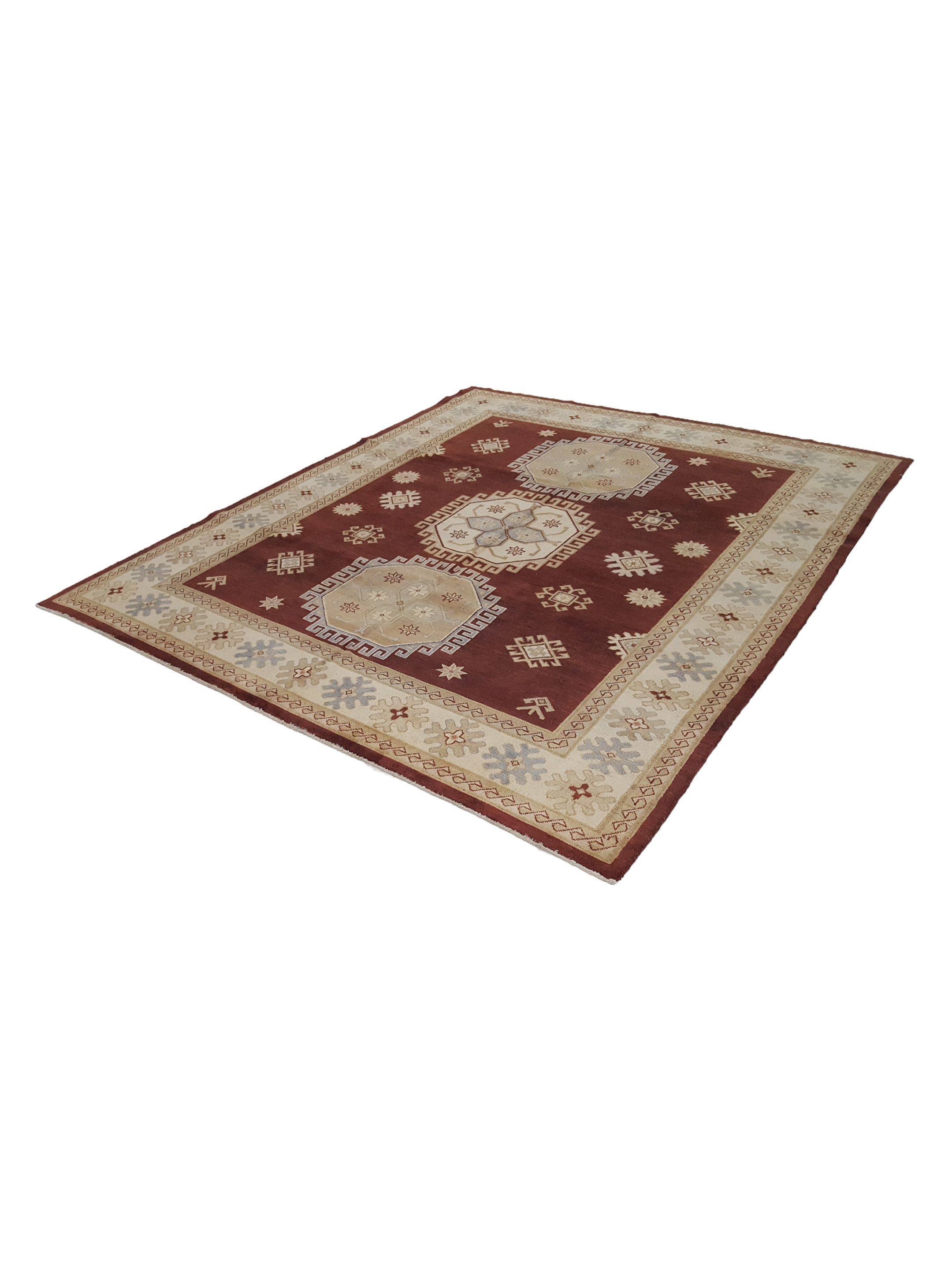 Kazak Hand Knotted Brown 8x10 - Image 6 of 6