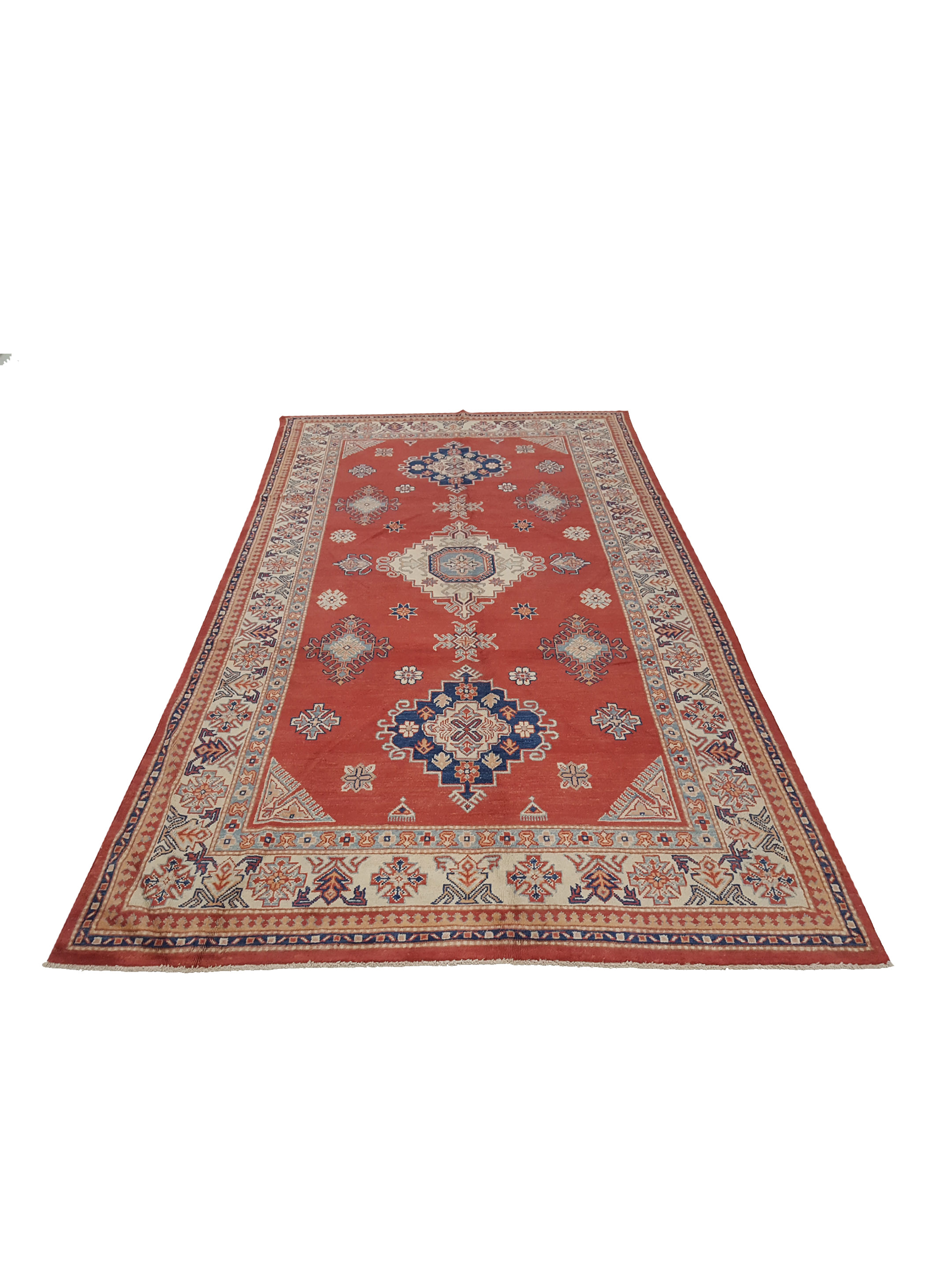 Kazak Hand Knotted Red 6x11 - Image 2 of 6