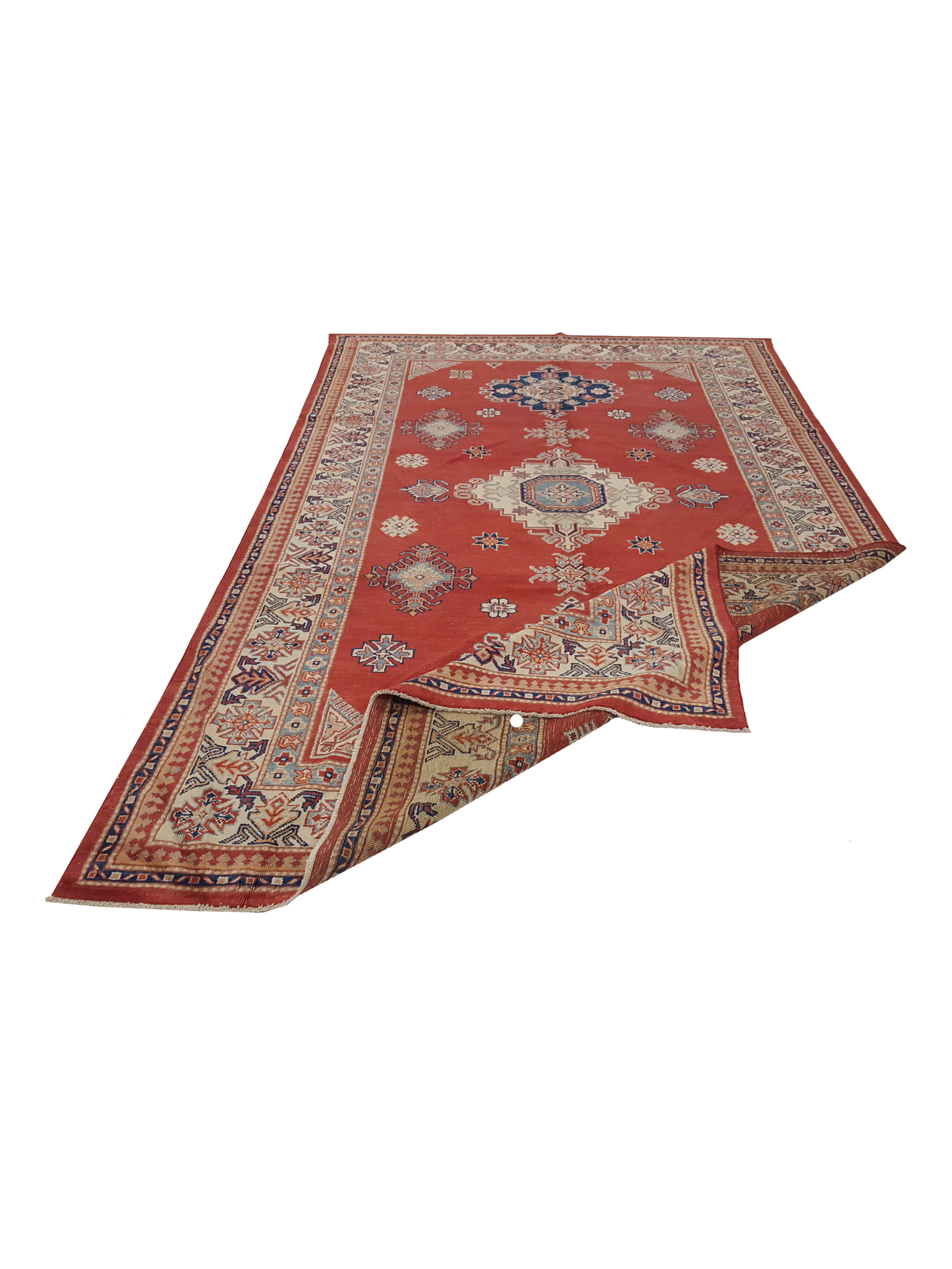 Kazak Hand Knotted Red 6x11 - Image 3 of 6
