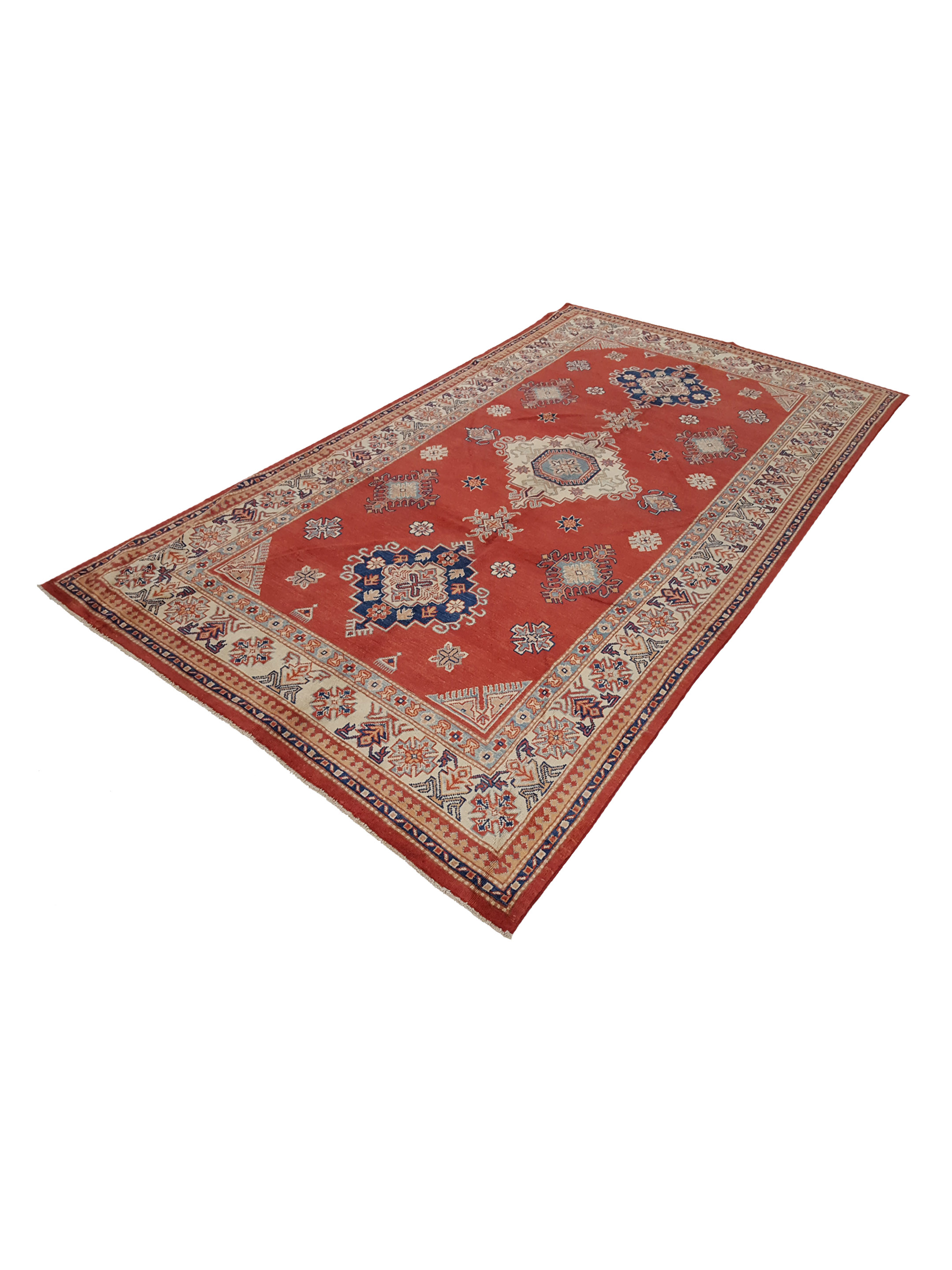 Kazak Hand Knotted Red 6x11 - Image 6 of 6