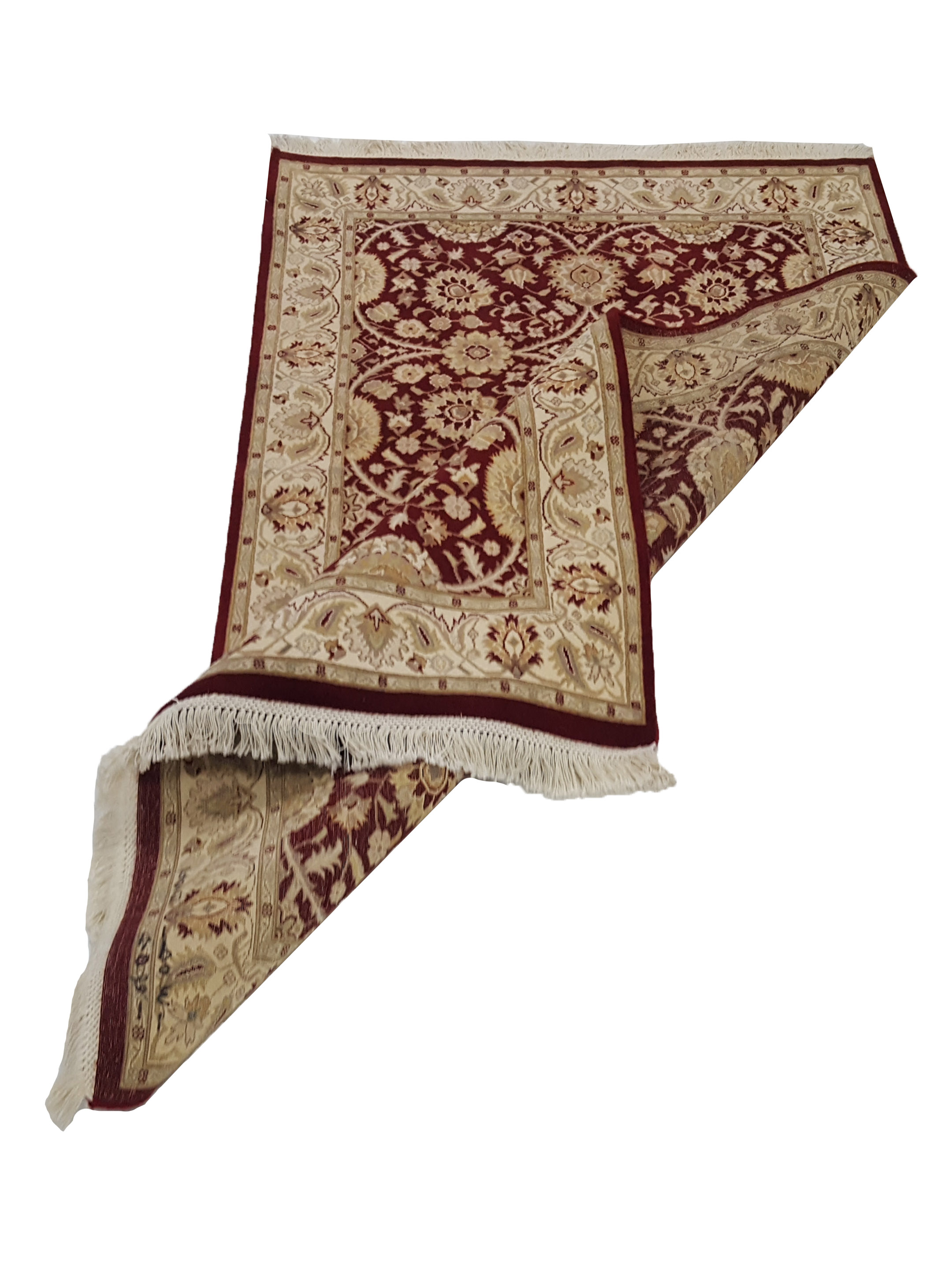 Tabriz-Pk Hand Knotted Red 4x6 - Image 3 of 6