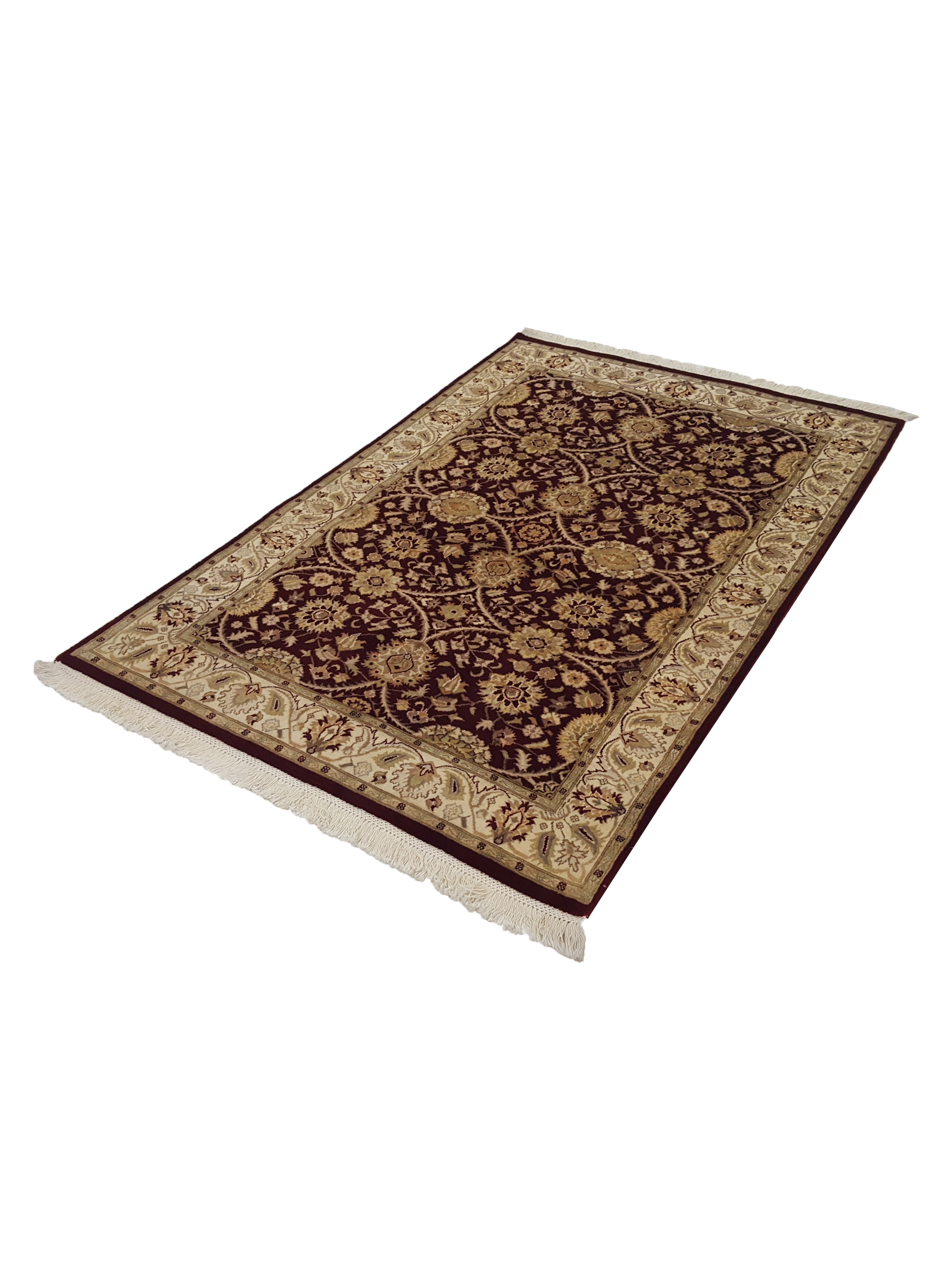 Tabriz-Pk Hand Knotted Red 4x6 - Image 6 of 6