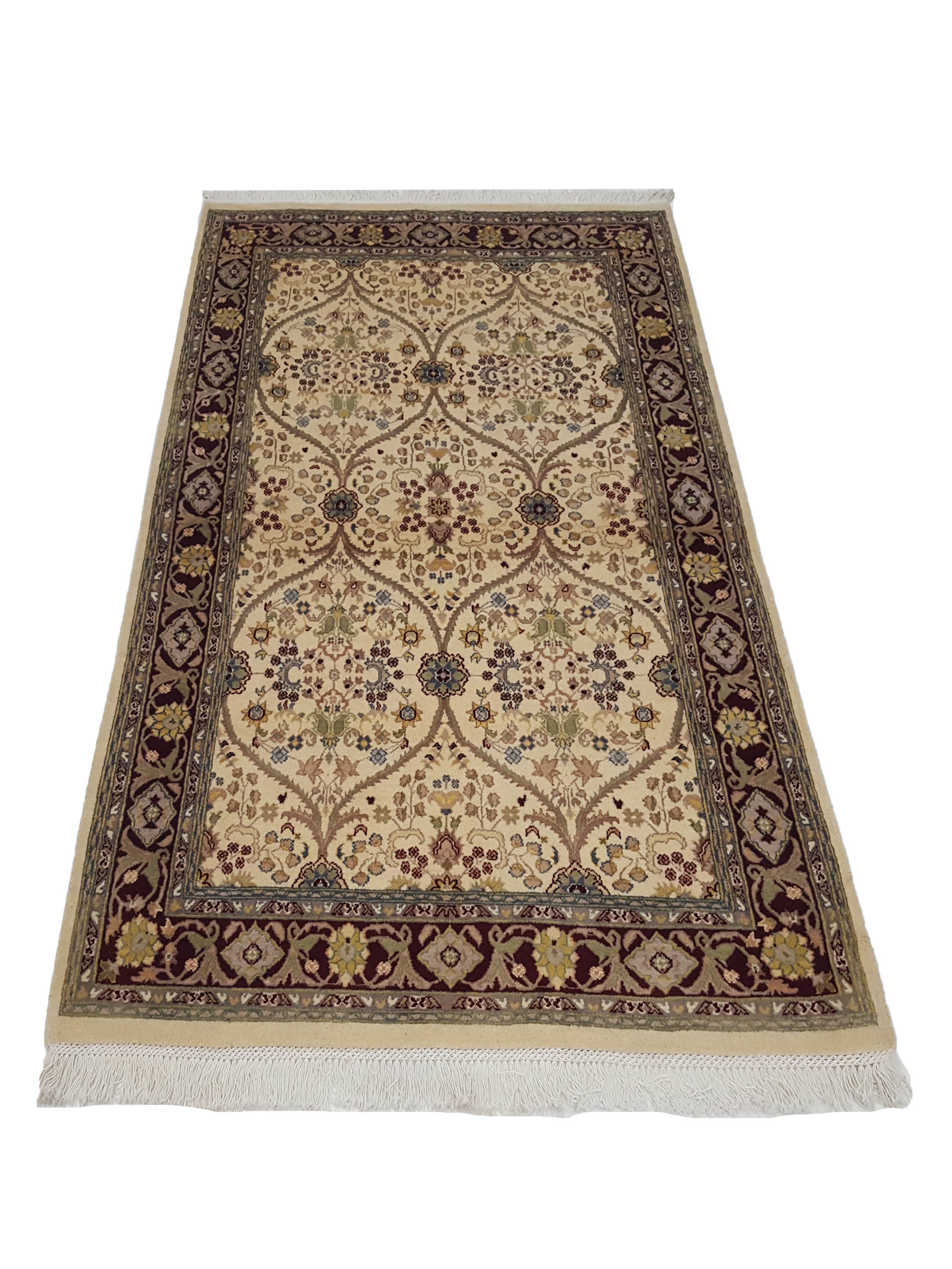 Tabriz-Pk Hand Knotted Ivory 4x6 - Image 2 of 5