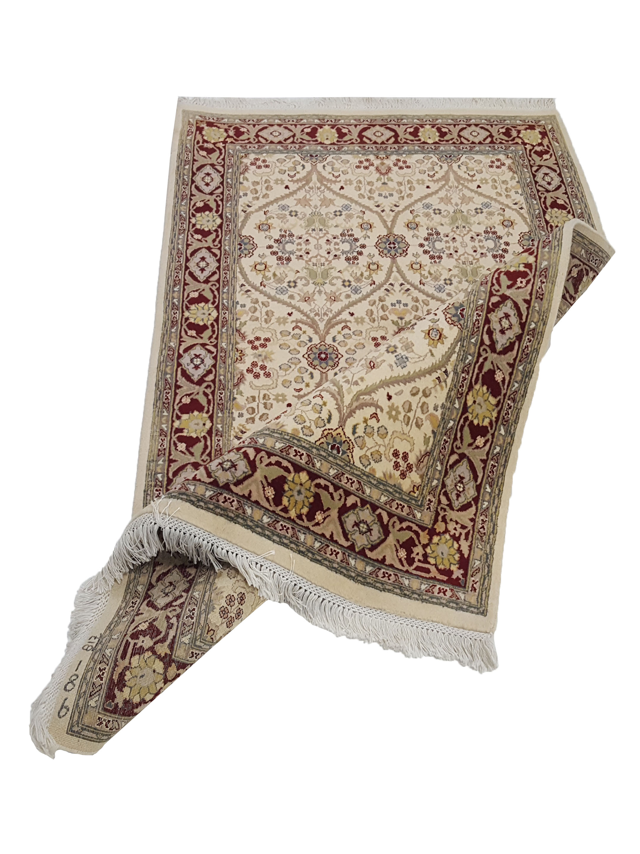 Tabriz-Pk Hand Knotted Ivory 4x6 - Image 3 of 5