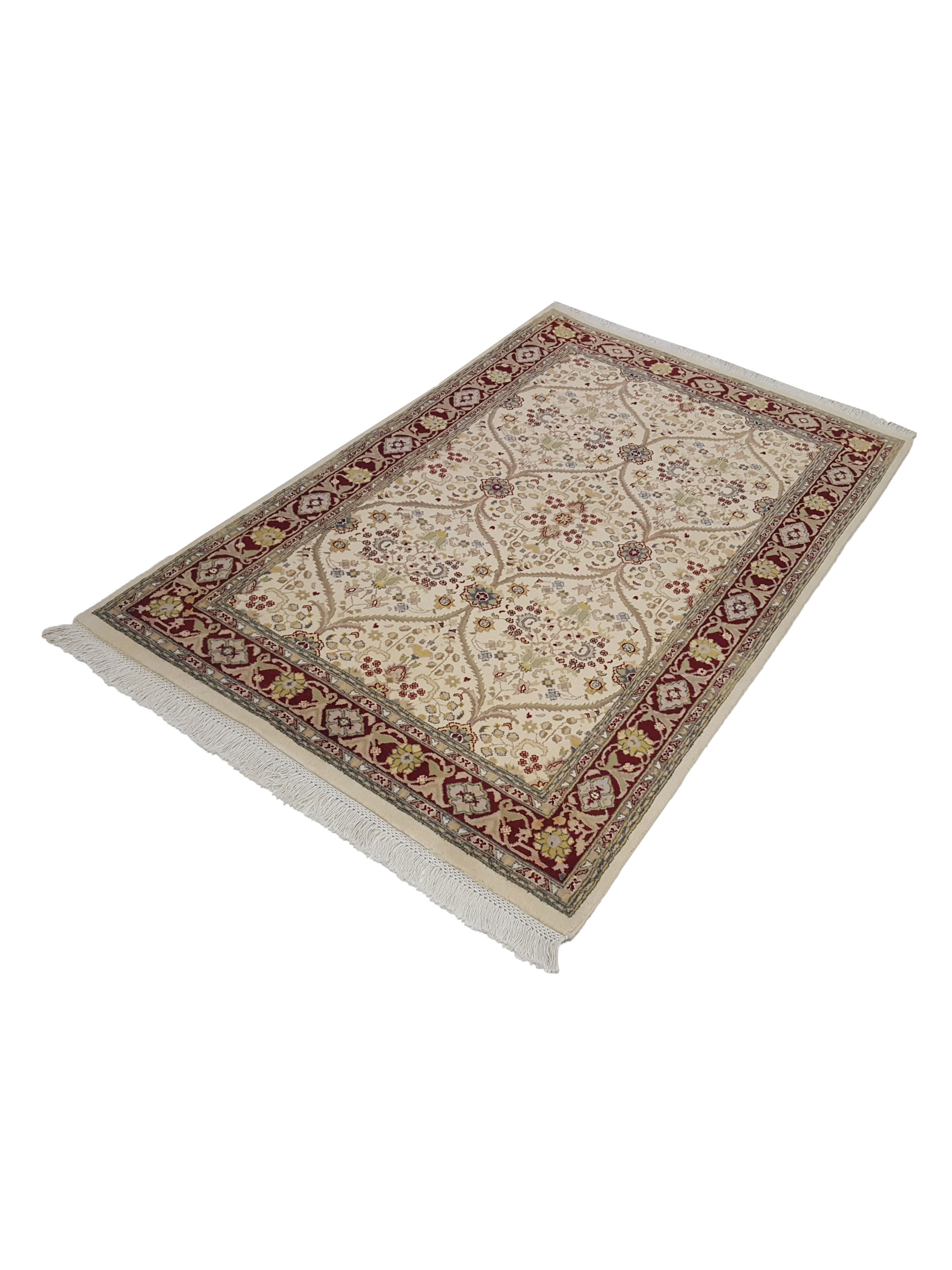 Tabriz-Pk Hand Knotted Ivory 4x6 - Image 5 of 5