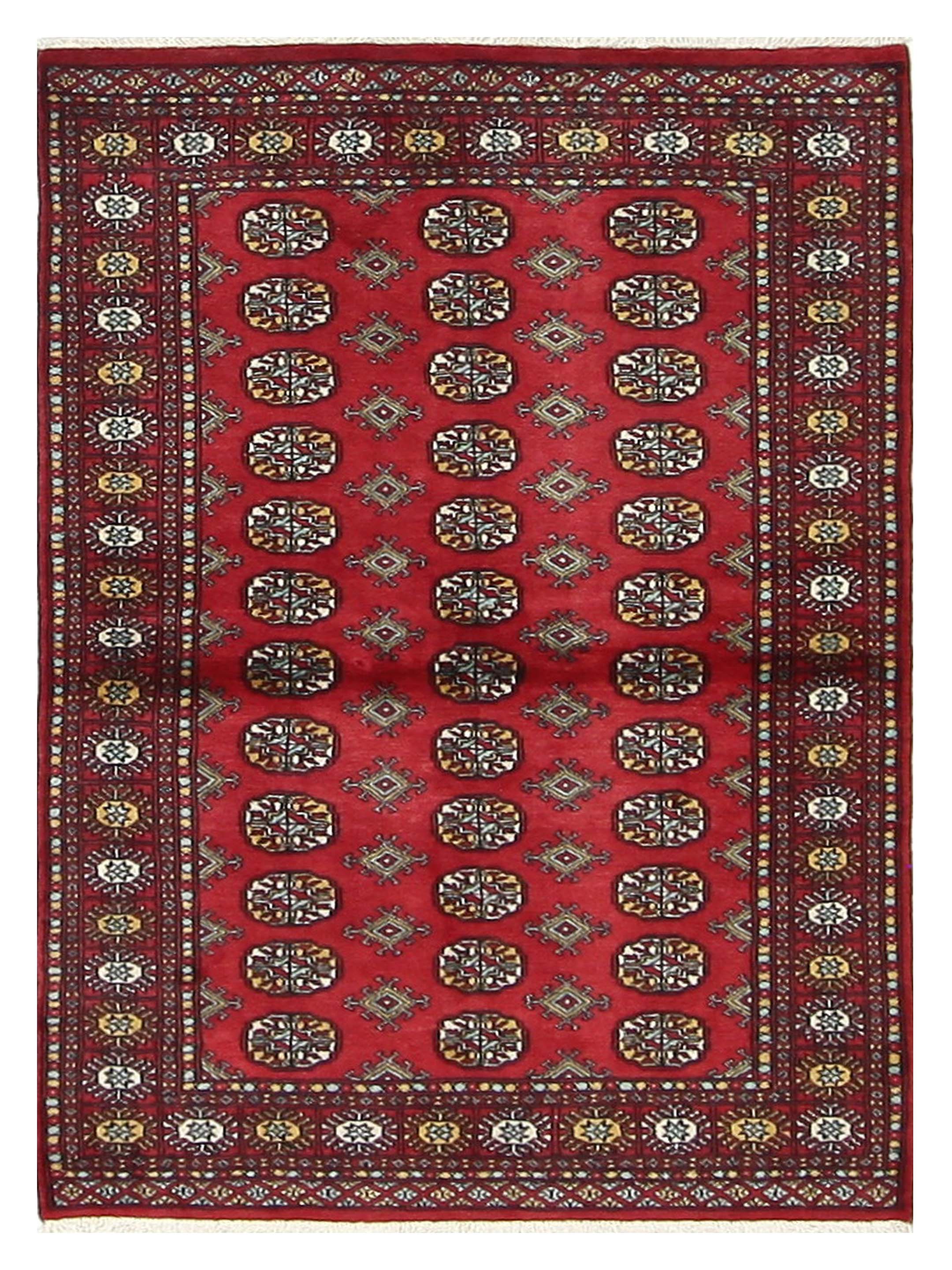 Bokhara Hand Knotted Orange 4x6