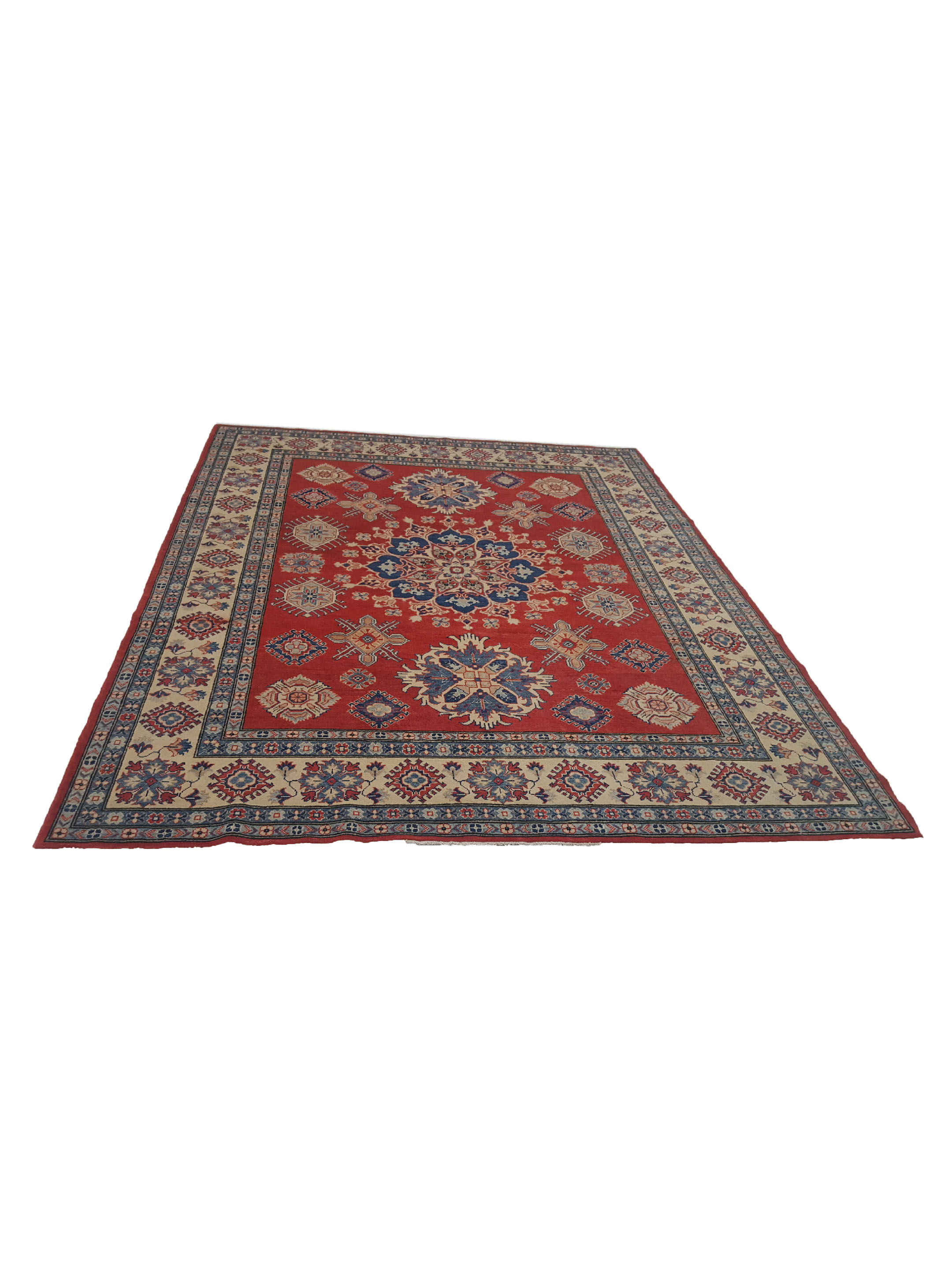 Kazak Hand Knotted Red 8x10 - Image 2 of 6