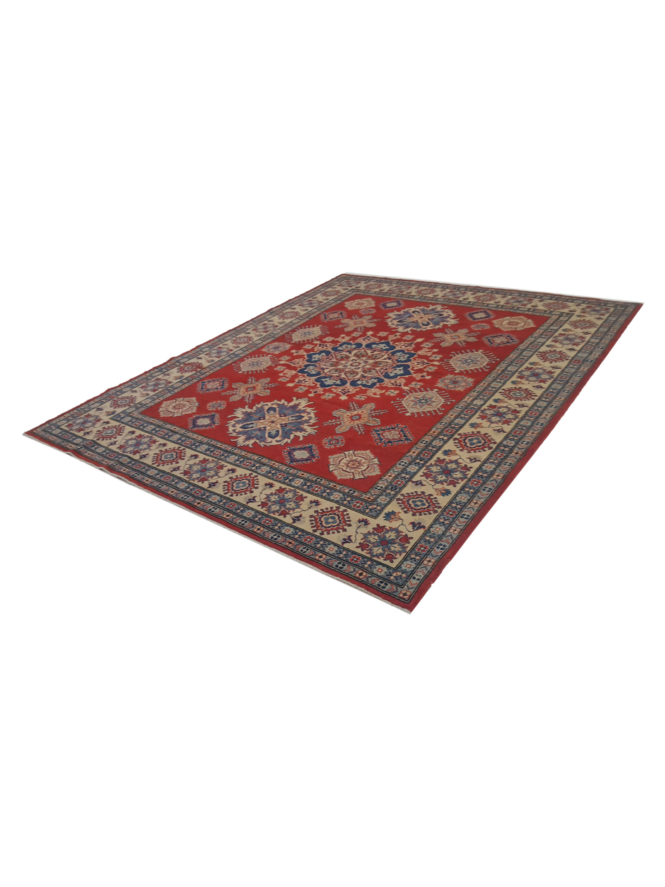 Kazak Hand Knotted Red 8x10 - Image 6 of 6