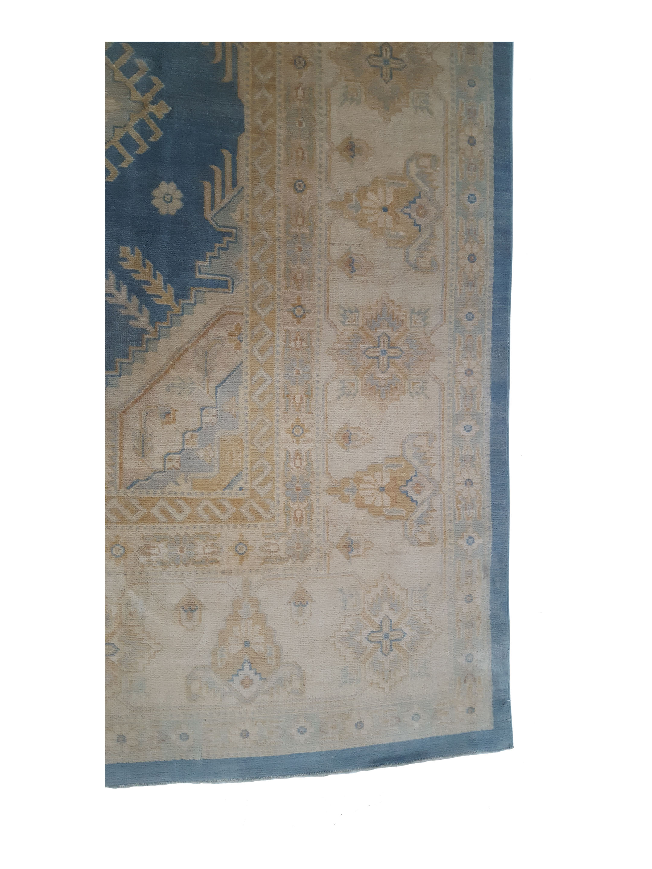 Kazak Hand Knotted Lt.Blue 10x14 - Image 4 of 6