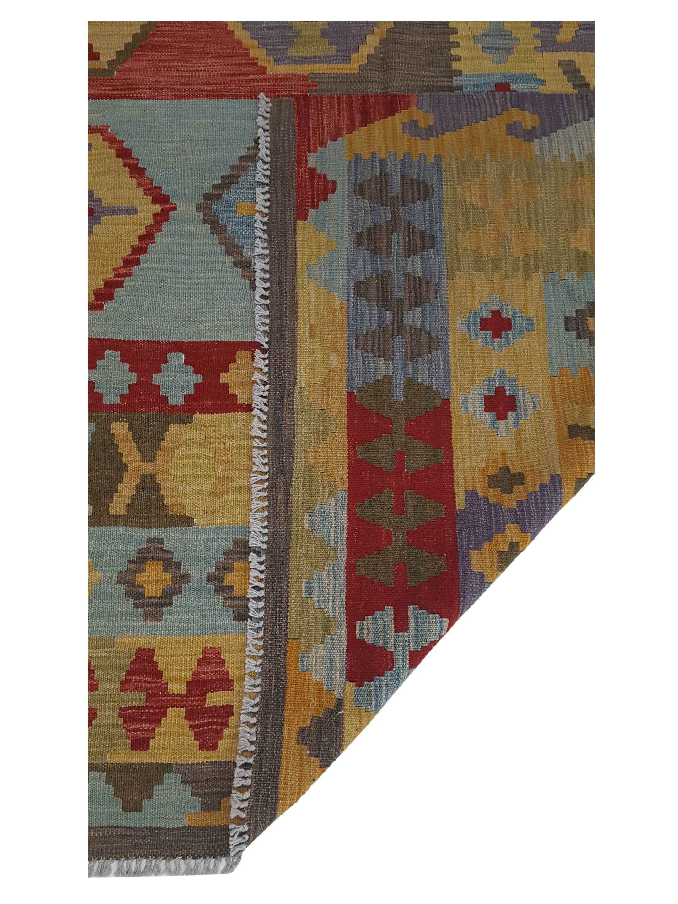 Kilim Hand Woven Multi 10x13 - Image 3 of 6