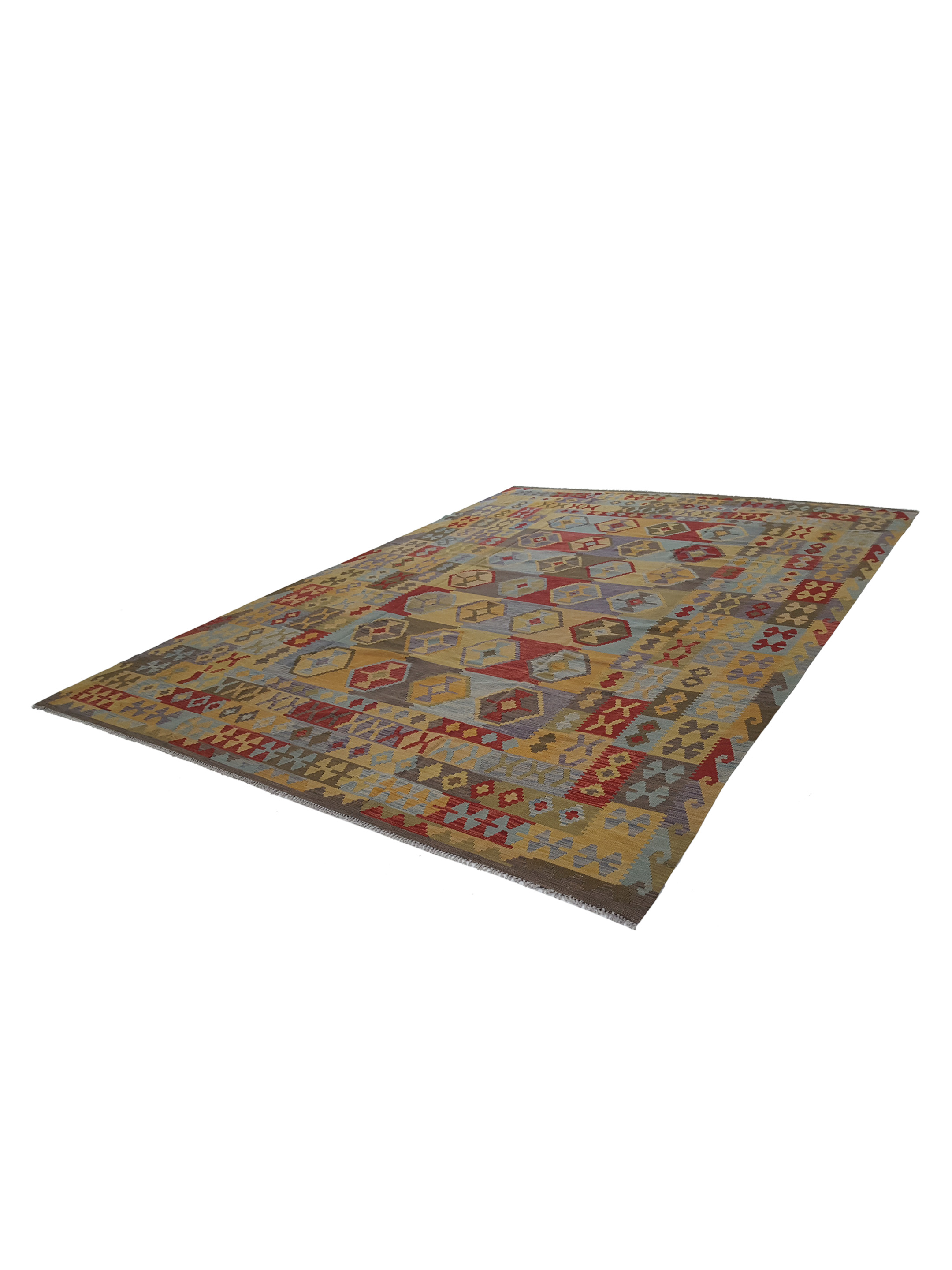 Kilim Hand Woven Multi 10x13 - Image 6 of 6