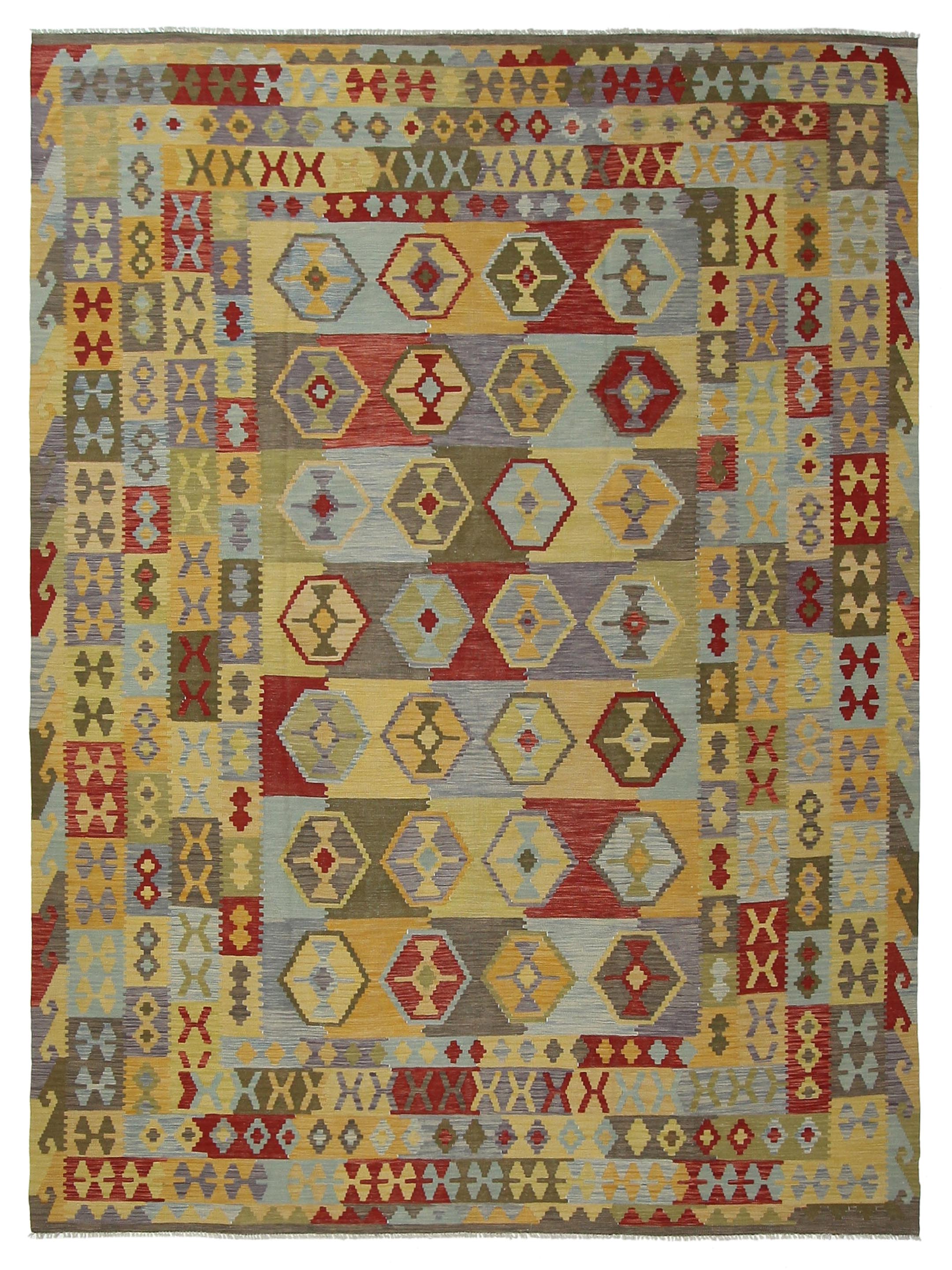 Kilim Hand Woven Multi 10x13