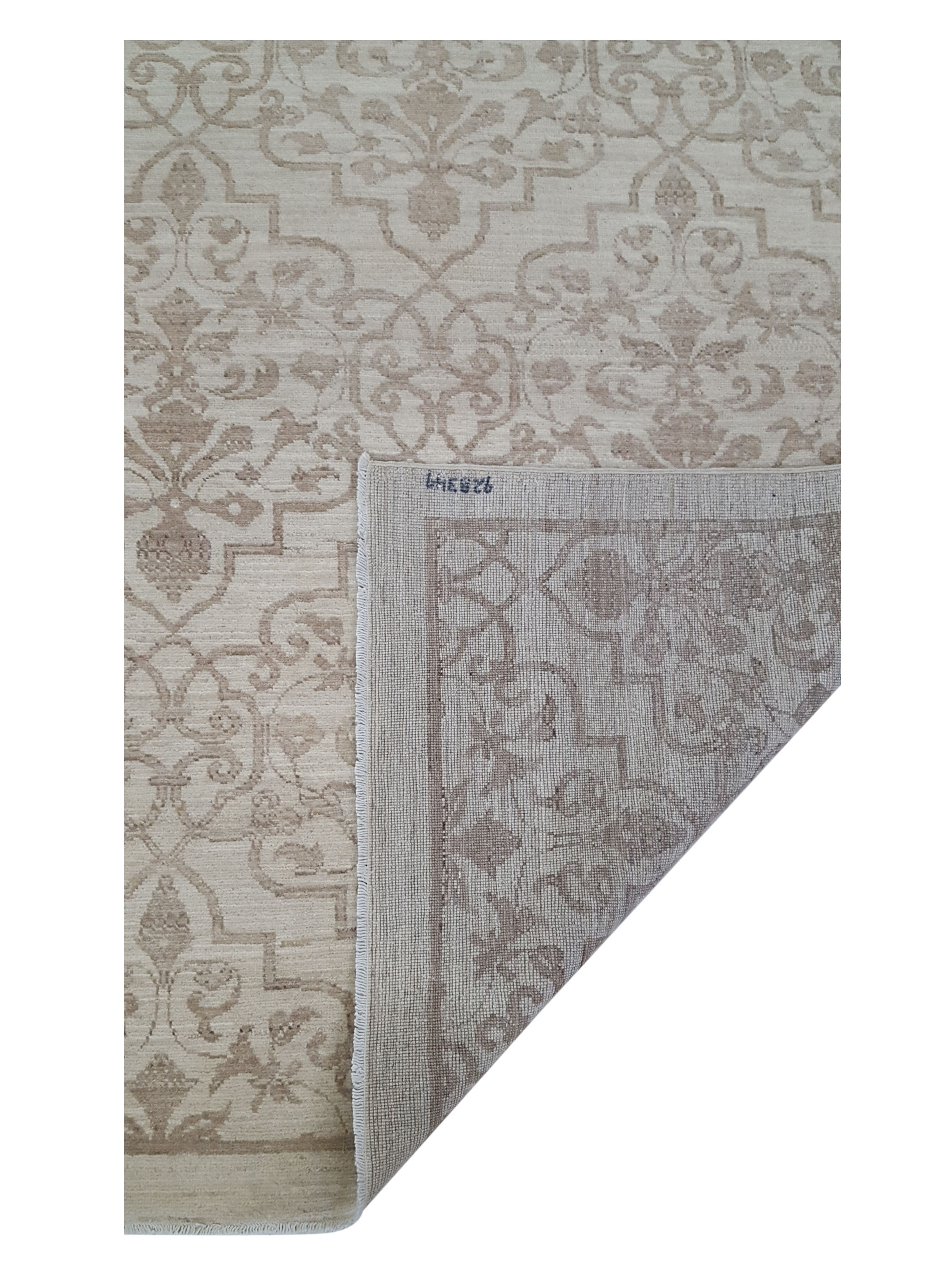 Farahan Hand Knotted Ivory 9x12 - Image 3 of 6
