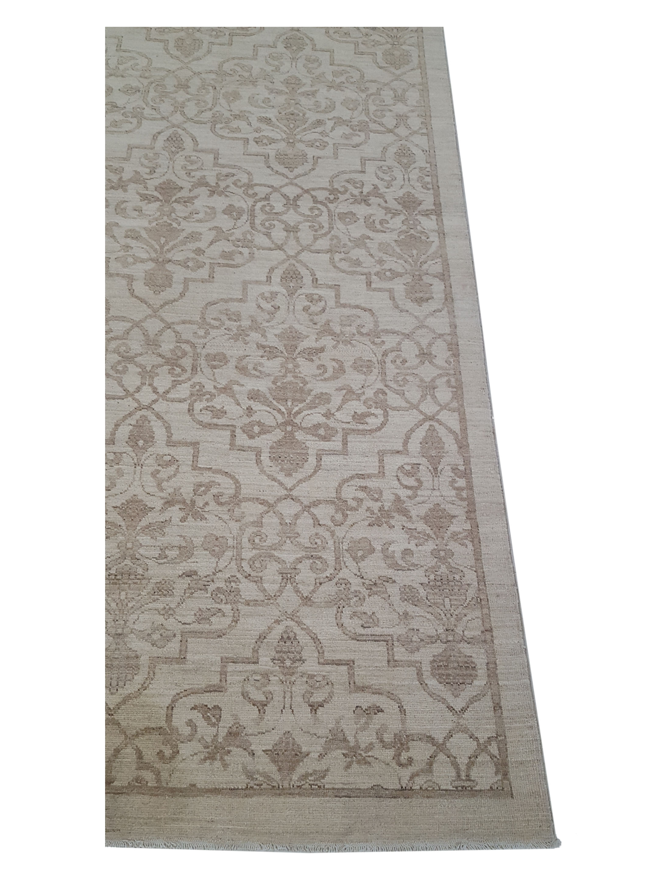 Farahan Hand Knotted Ivory 9x12 - Image 4 of 6