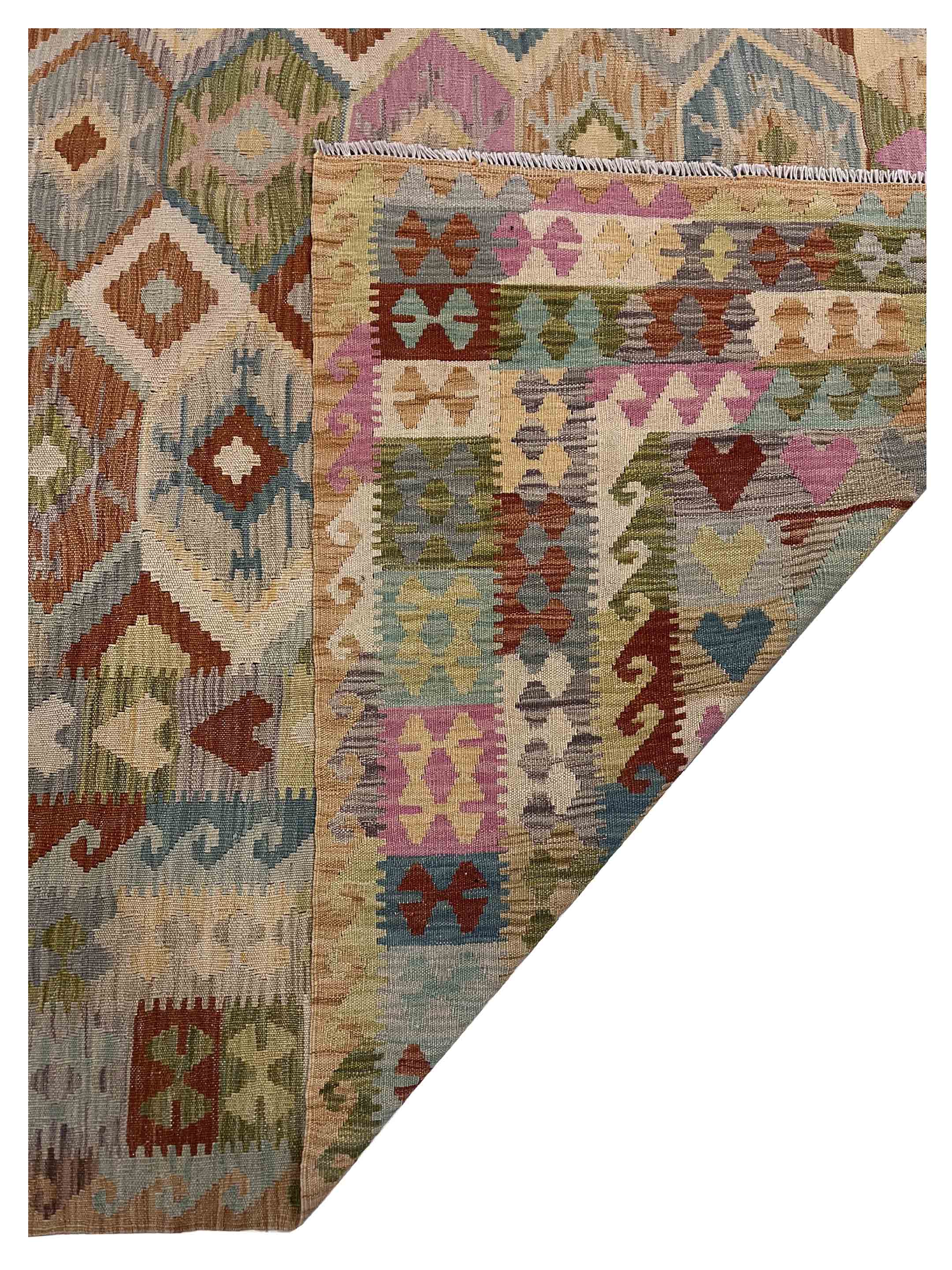 Kilim Hand Woven Multi 8x10 - Image 3 of 3