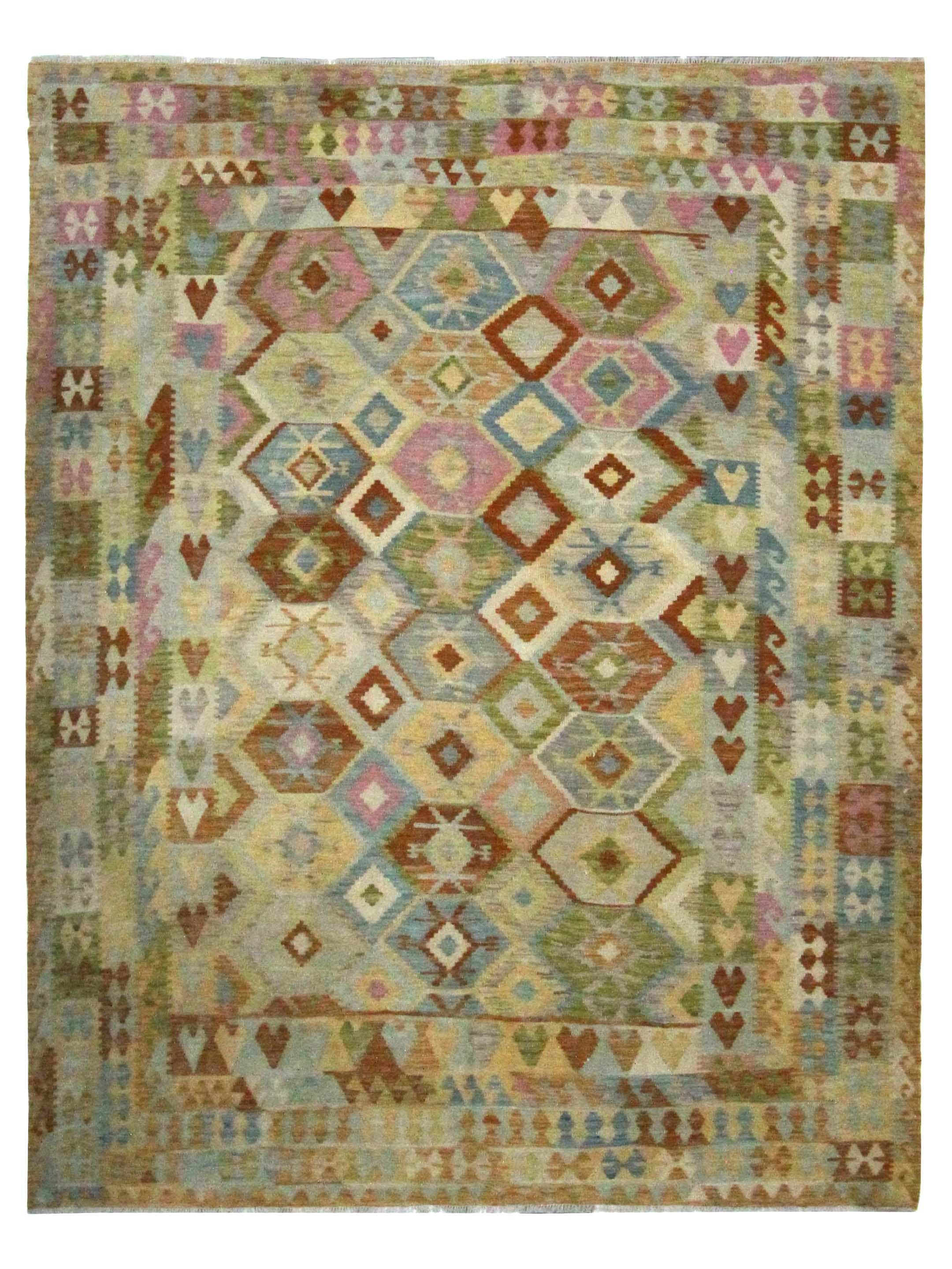 Kilim Hand Woven Multi 8x10