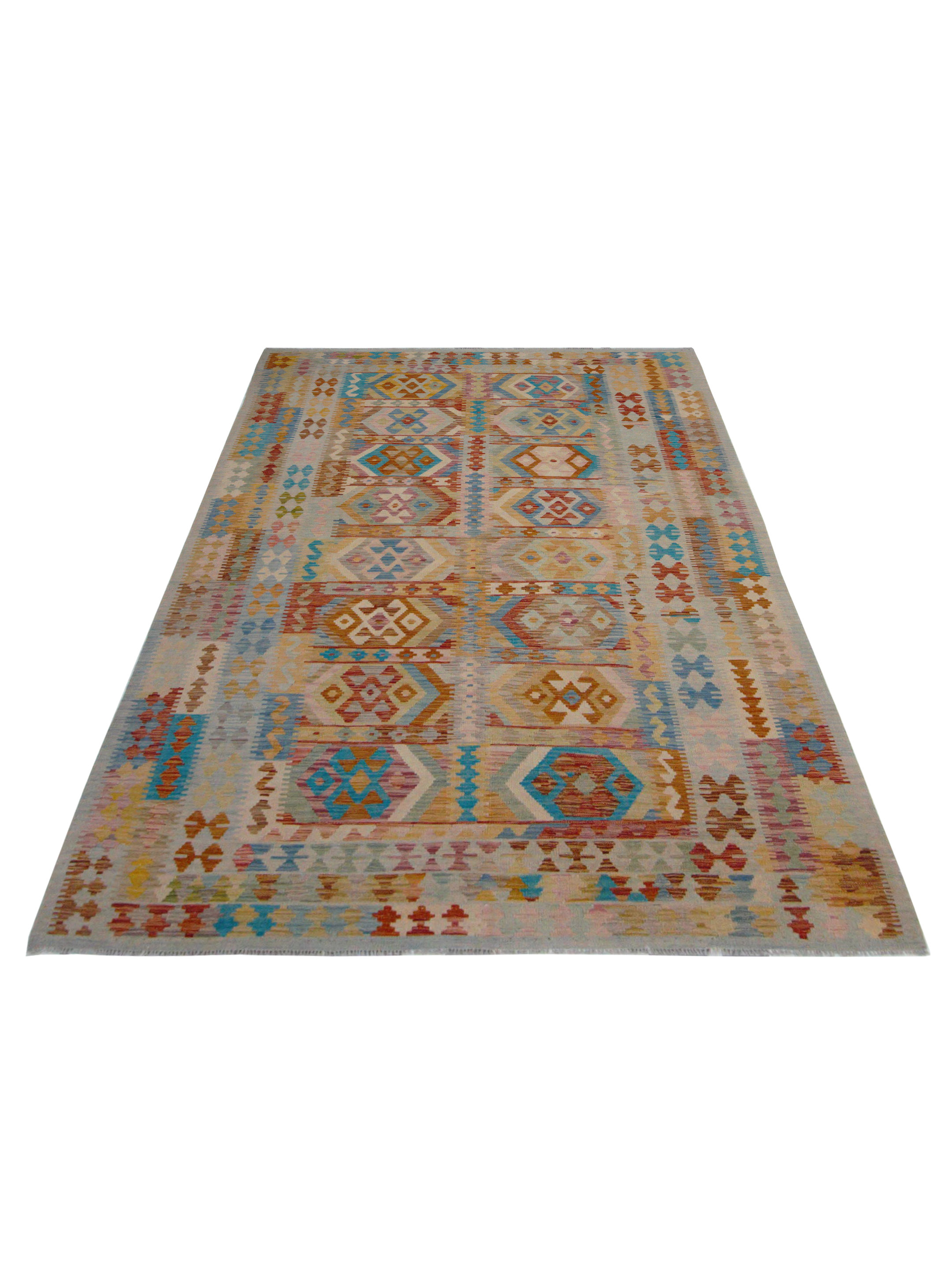 Kilim Hand Woven Multi 6x9 - Image 2 of 5