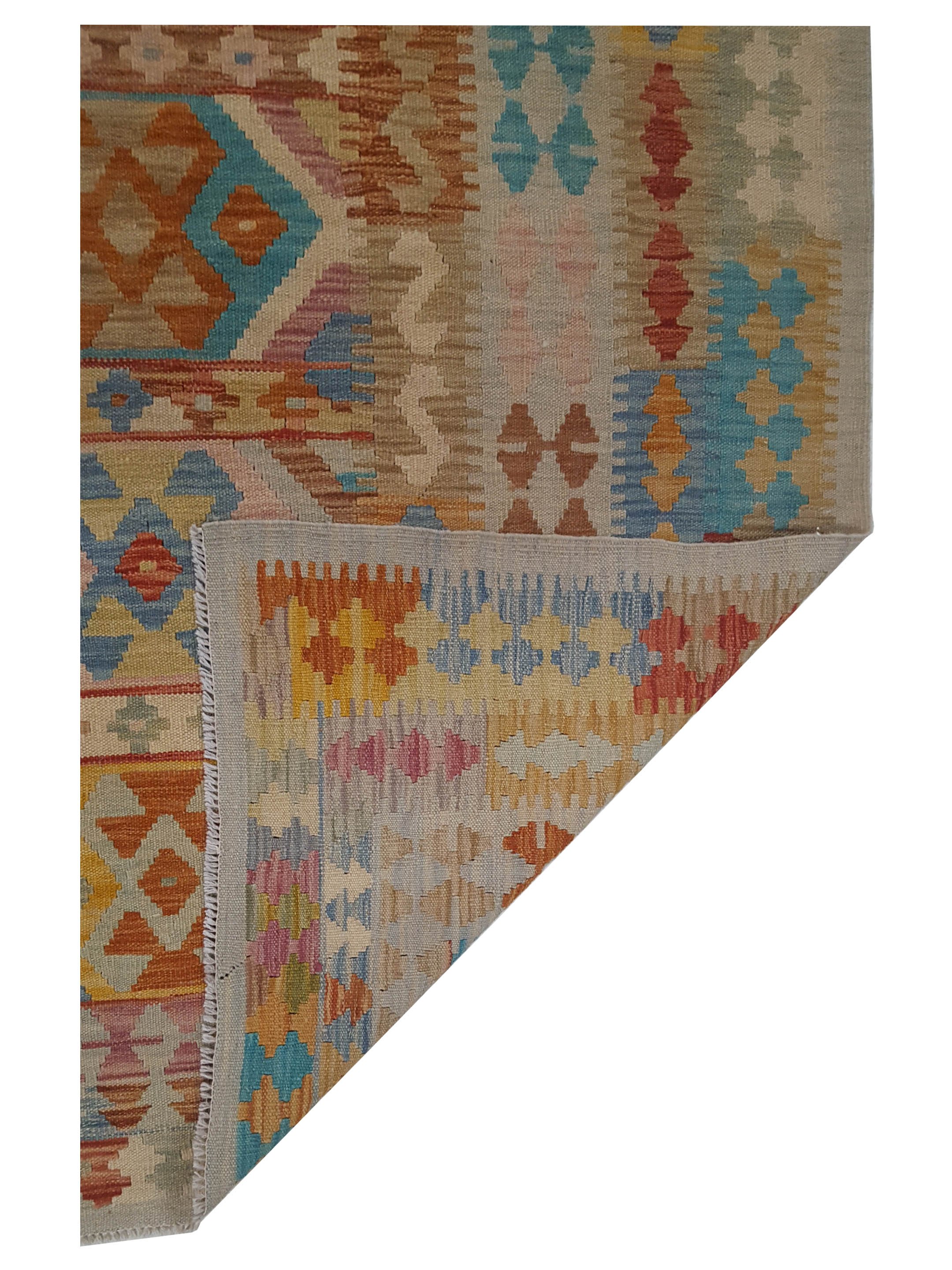 Kilim Hand Woven Multi 6x9 - Image 5 of 5