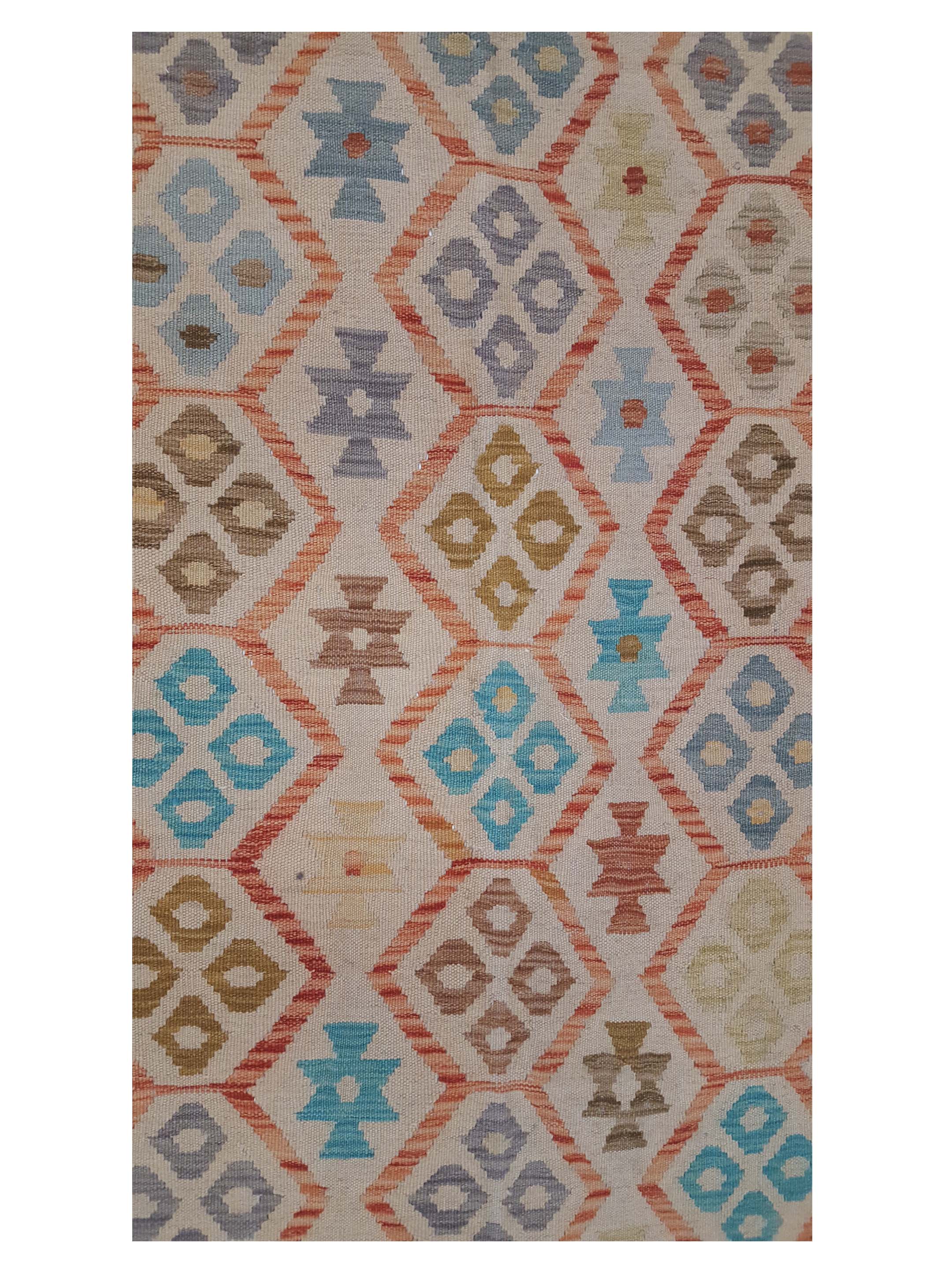 Kilim Hand Woven Yellow 6x9 - Image 4 of 7