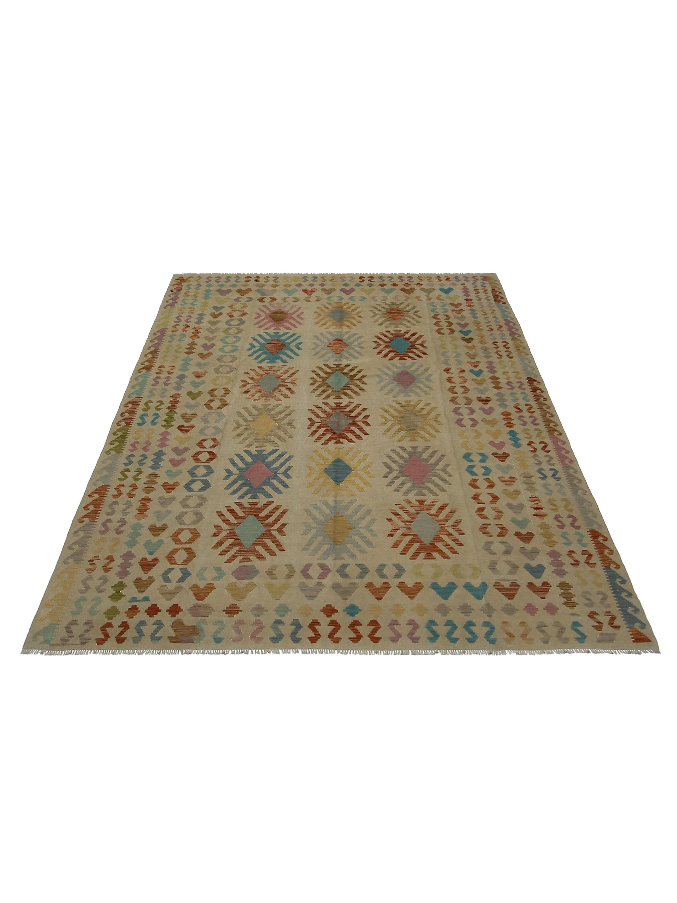 Kilim Hand Woven Multi 8x10 - Image 2 of 5