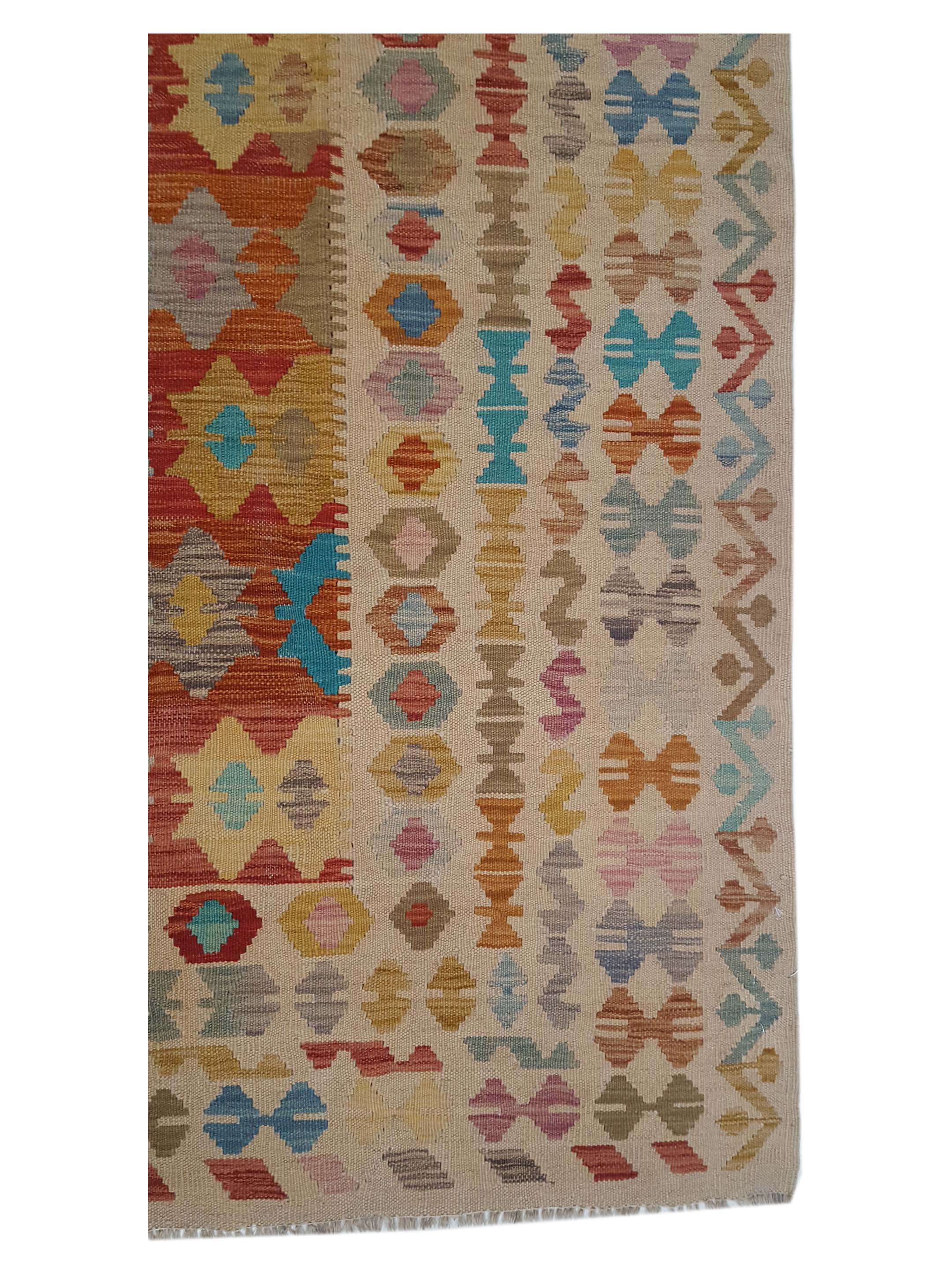 Kilim Hand Woven Multi 6x8 - Image 4 of 6