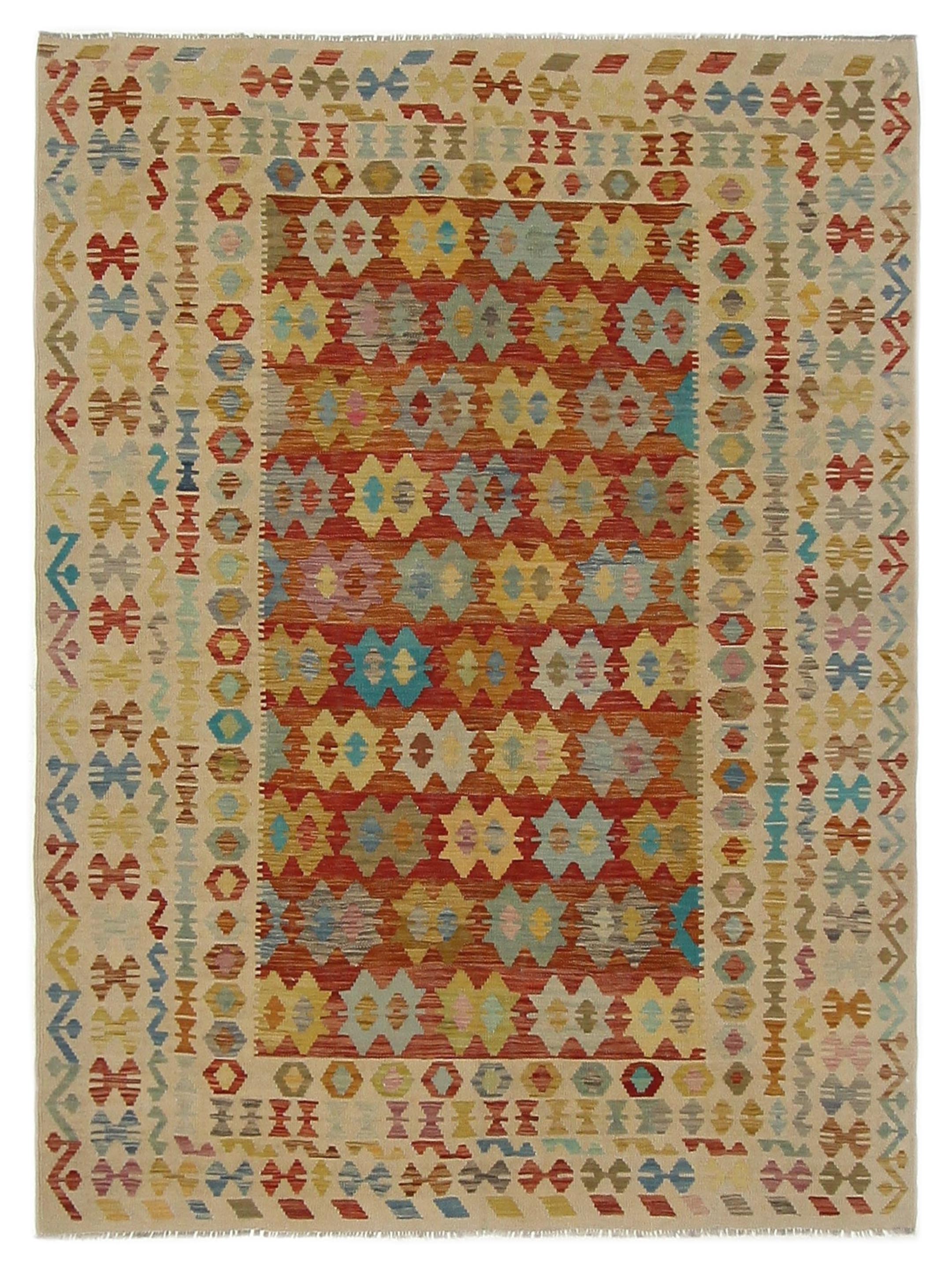 Kilim Hand Woven Multi 6x8