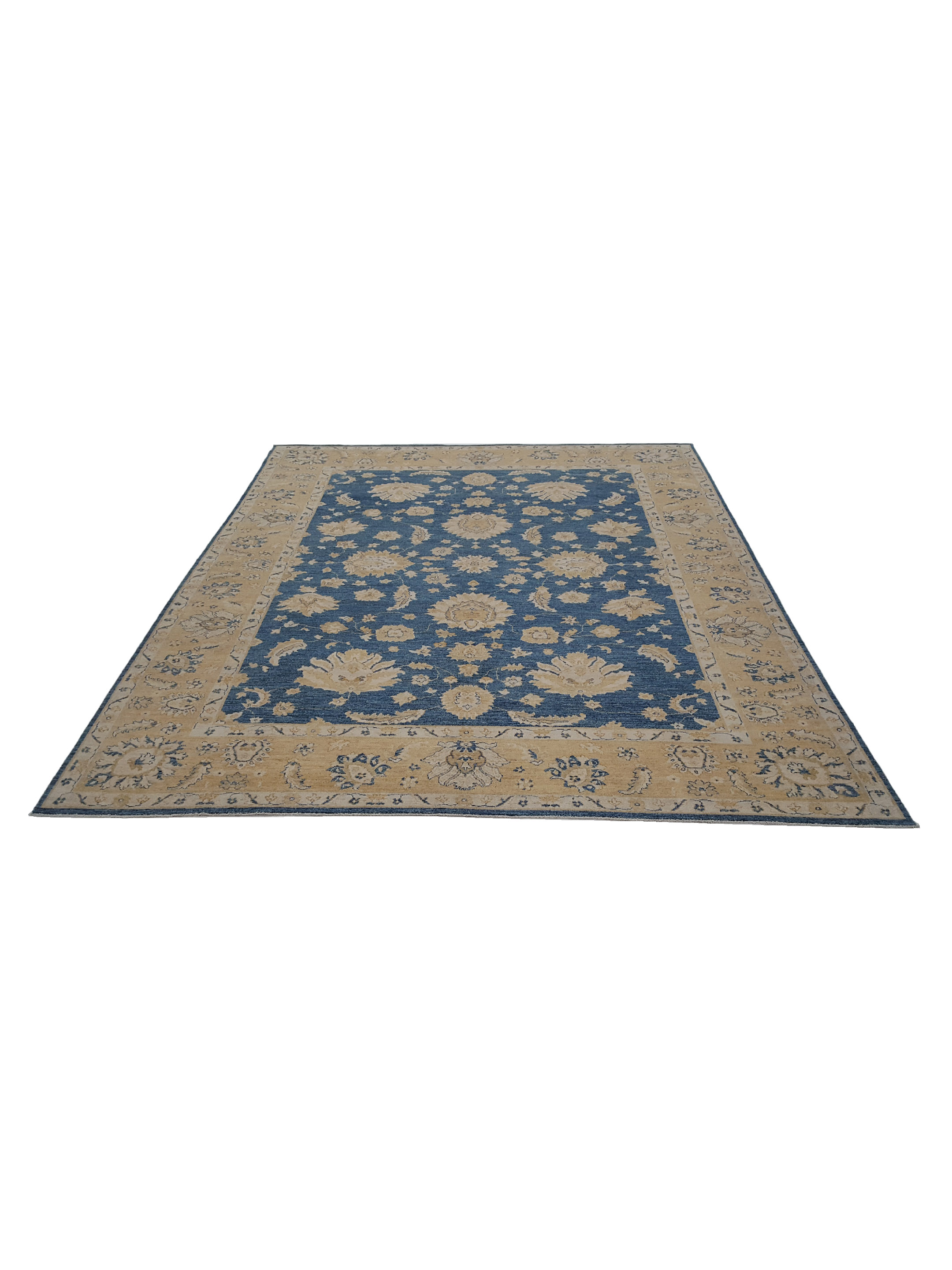 Farahan Hand Knotted Blue 9x12 - Image 2 of 6