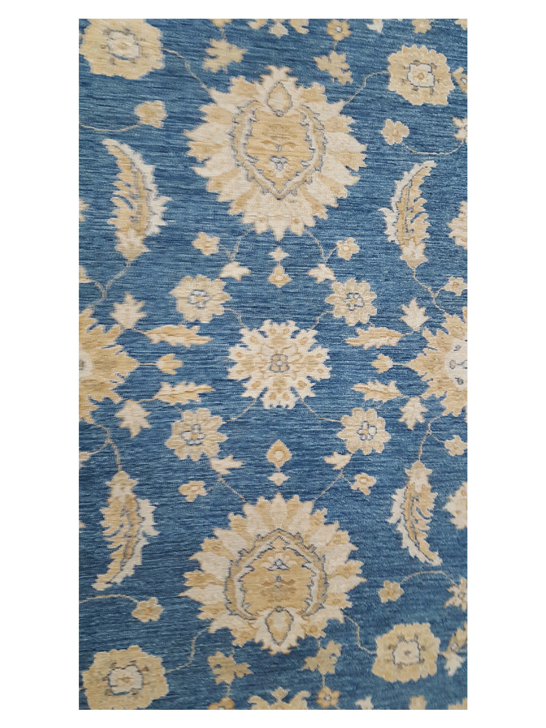 Farahan Hand Knotted Blue 9x12 - Image 5 of 6