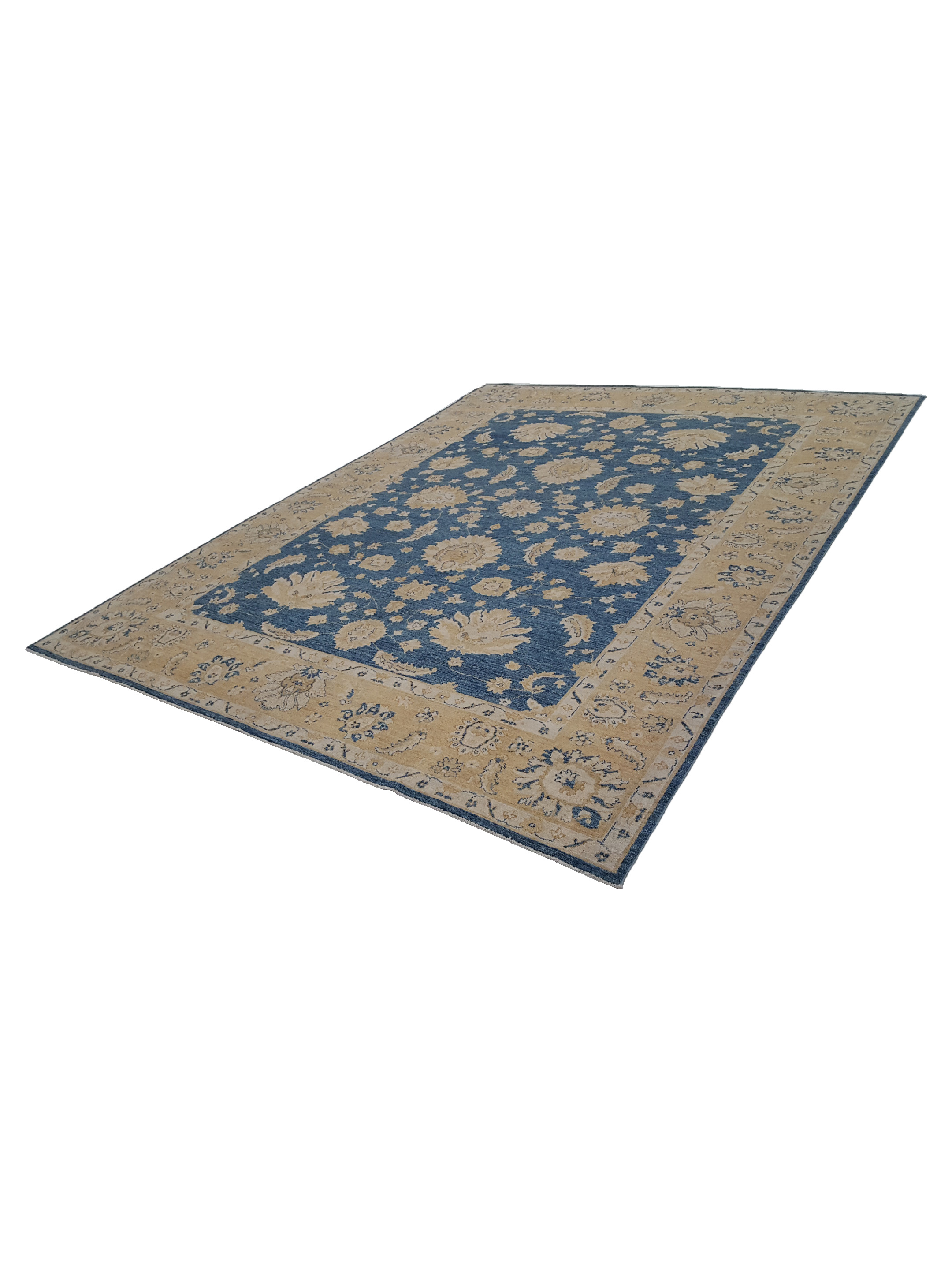 Farahan Hand Knotted Blue 9x12 - Image 6 of 6