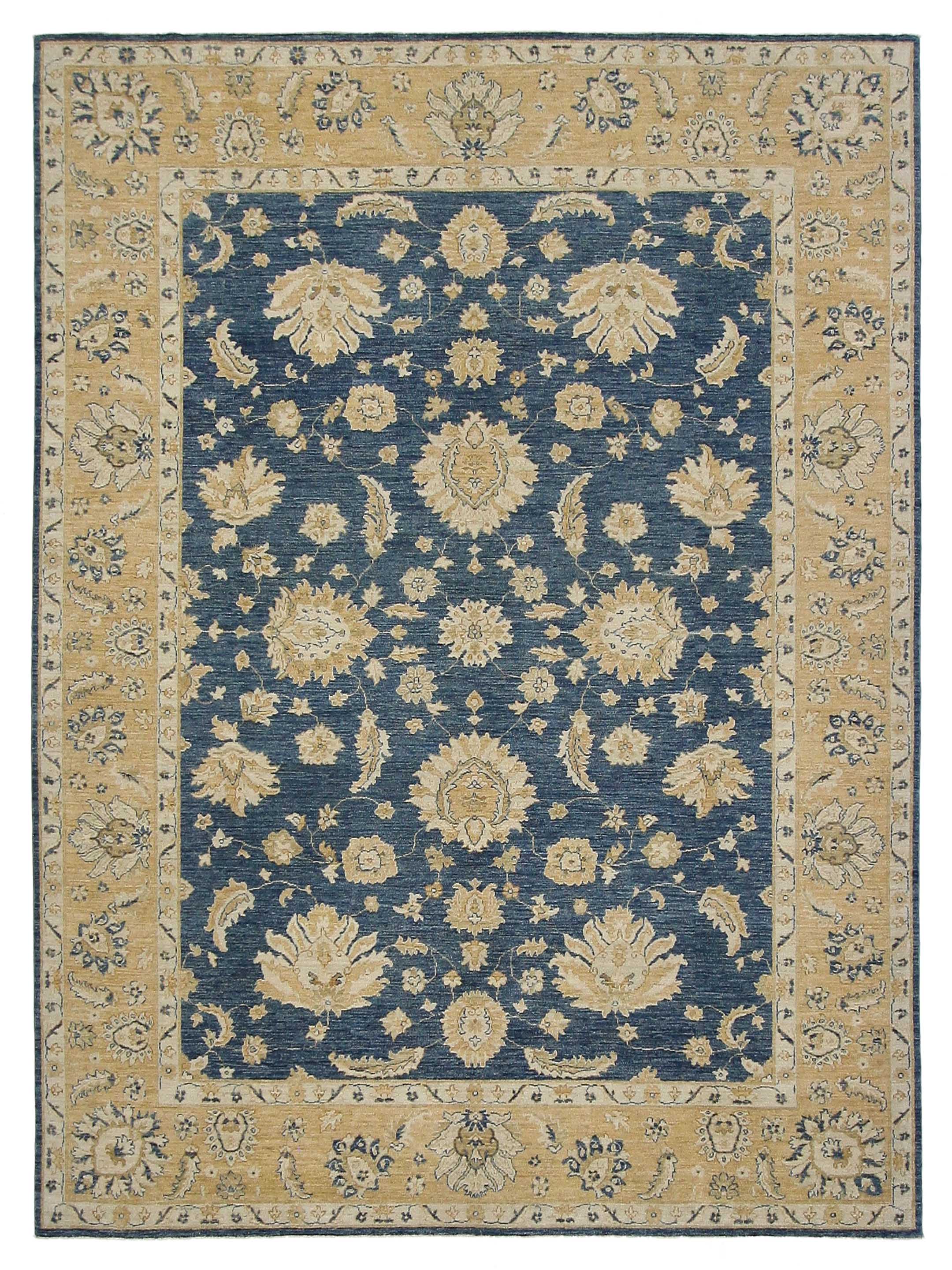 Farahan Hand Knotted Blue 9x12