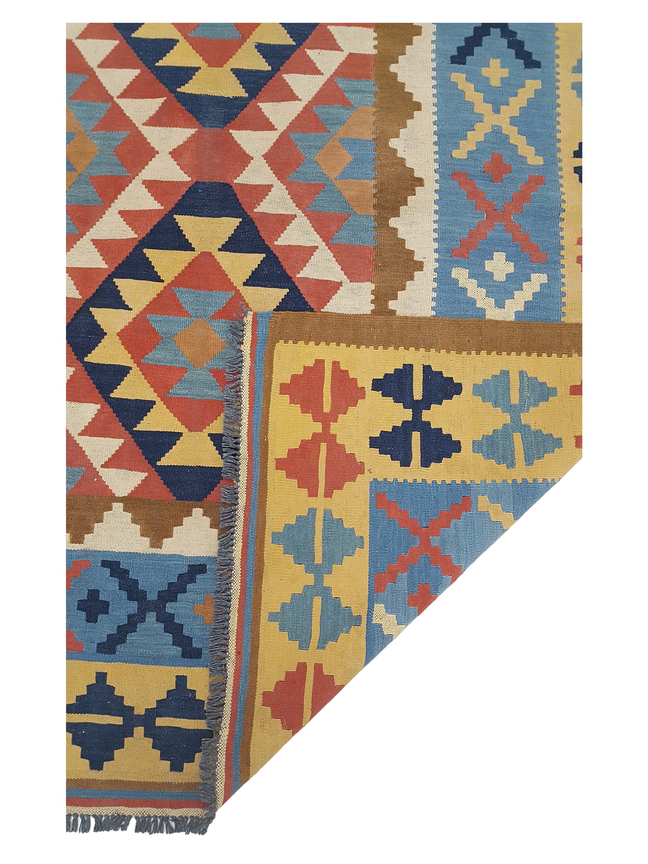 Kilim Hand Woven Multi 8x10 - Image 2 of 2