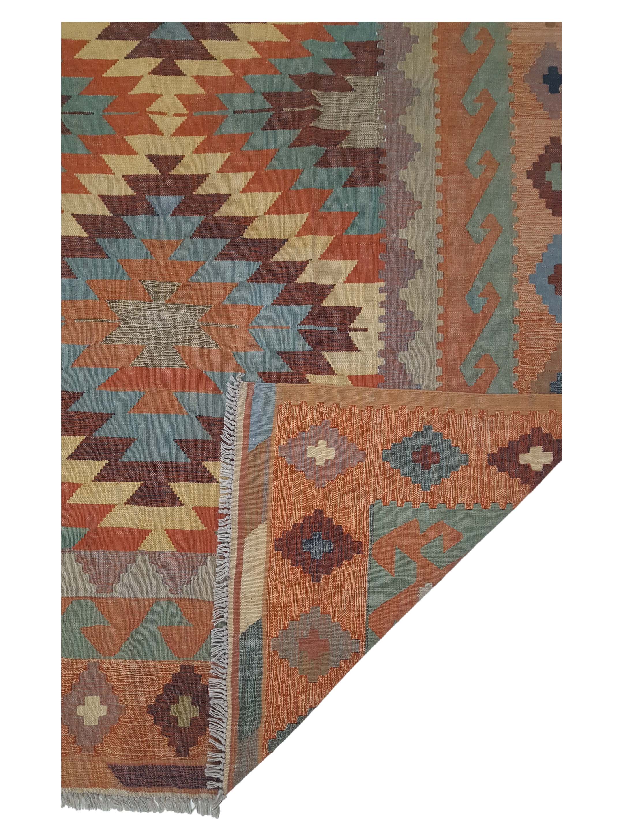 Kilim Hand Woven Multi 8x10 - Image 2 of 2